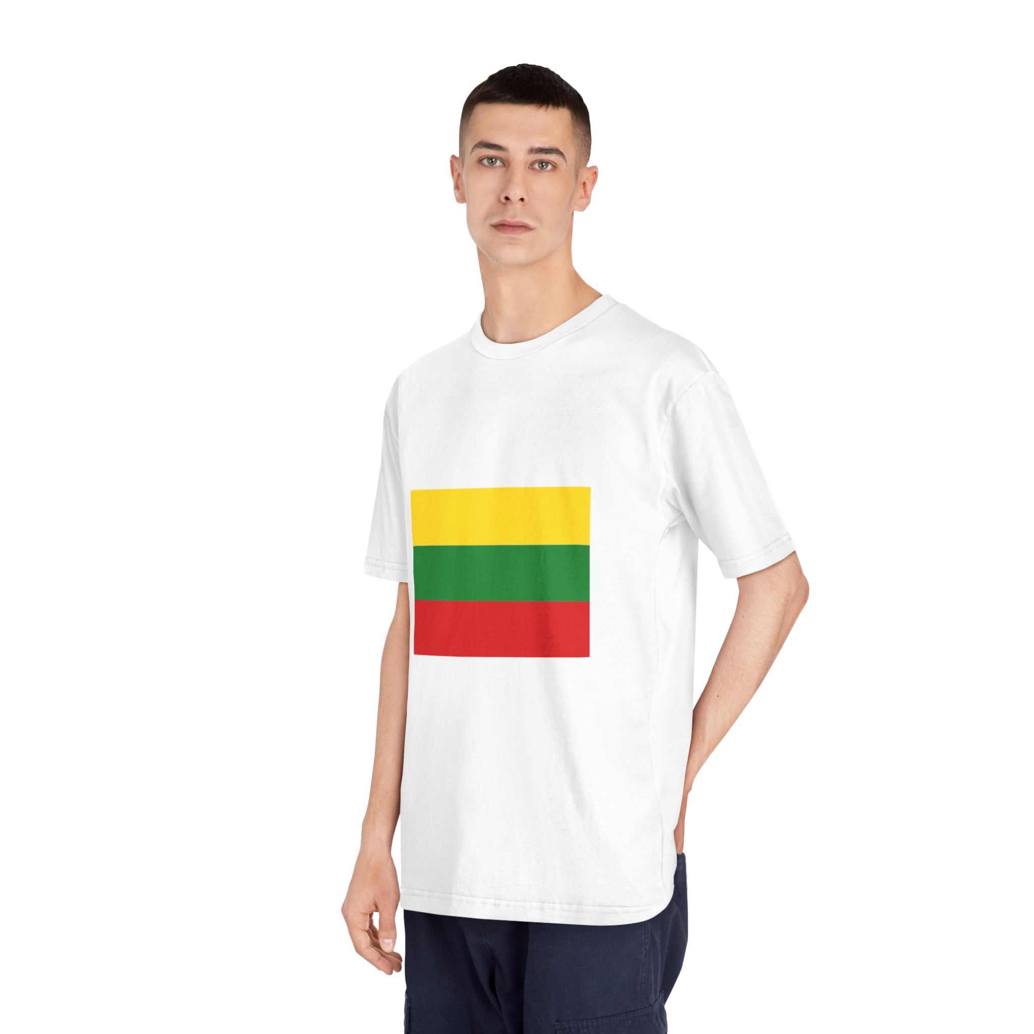 Flag of Bolívar (colombia) Unisex Classic Crewneck T Shirt - Image 4