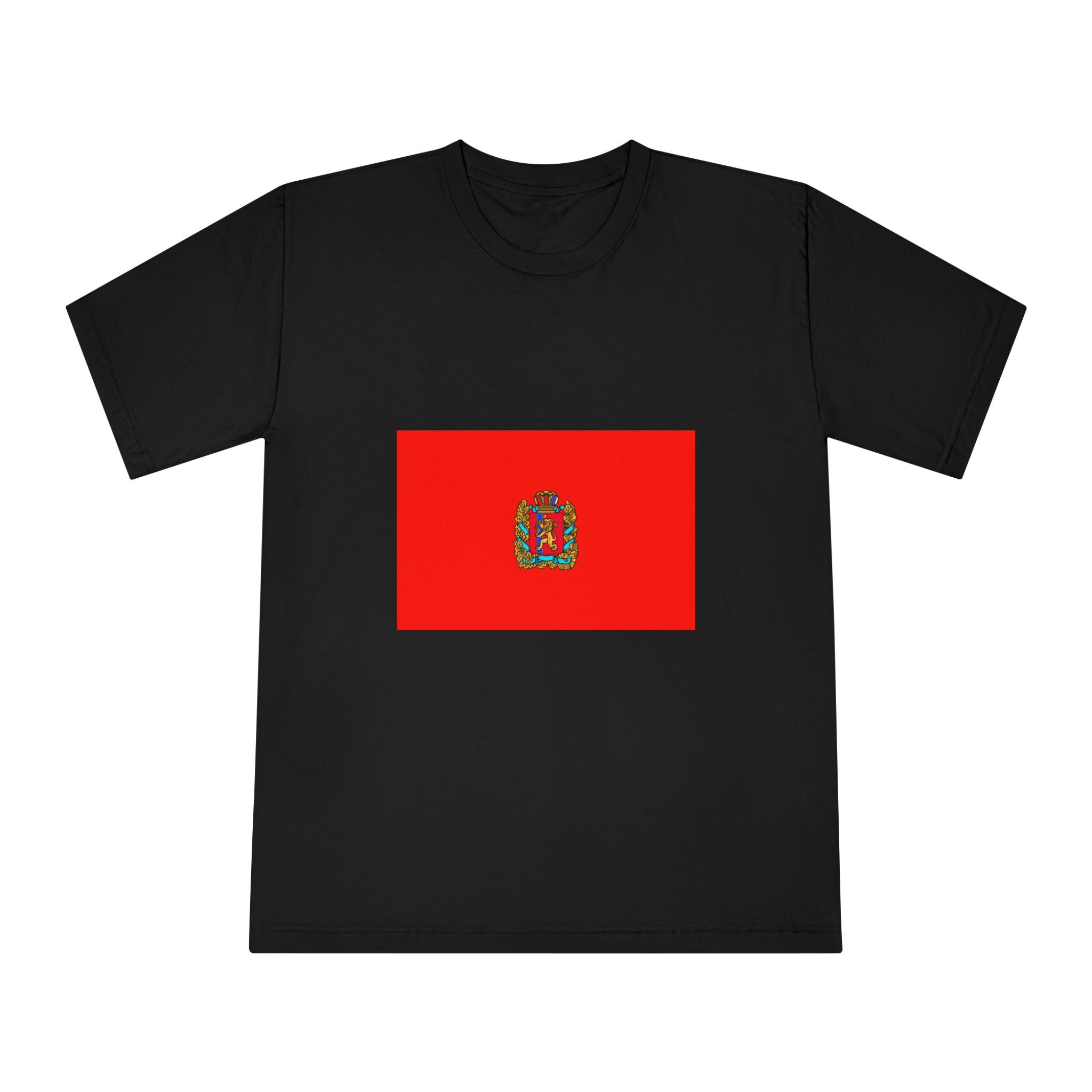 Flag of Krasnoyarsk Krai Unisex Classic Crewneck T Shirt - Image 5