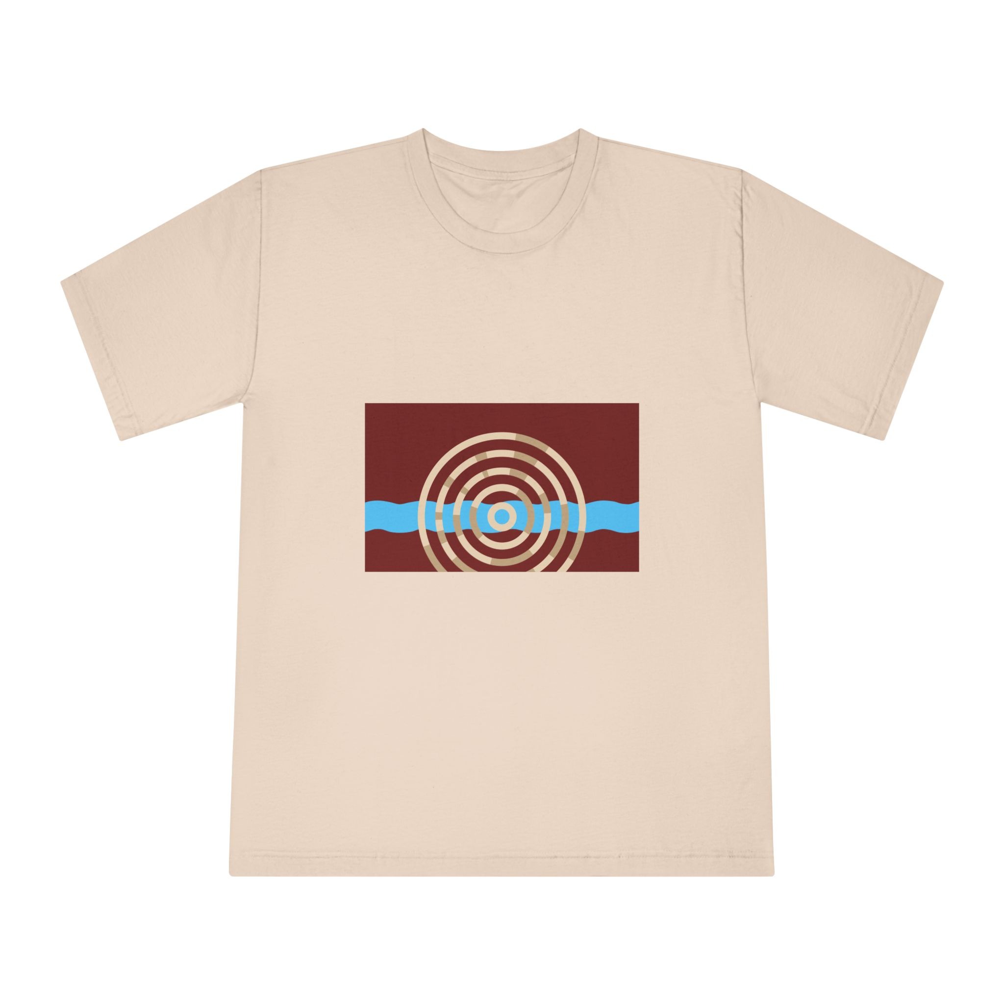 Flag of Lockport, Illinois Unisex Classic Crewneck T Shirt - Image 9