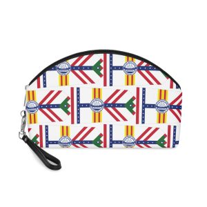 Flag of Tampa, Florida Makeup Bag