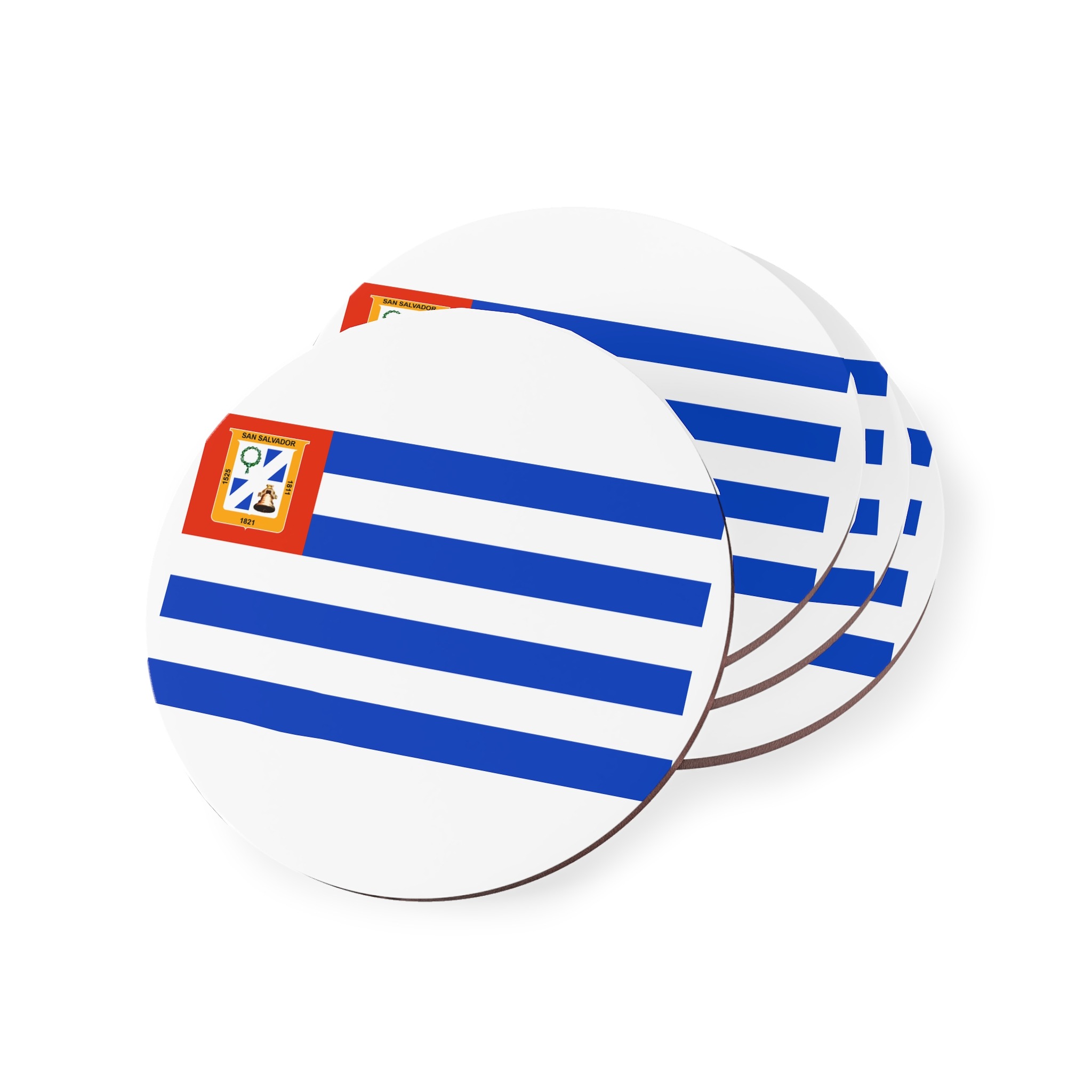 San Salvador Flag Coasters - Image 3