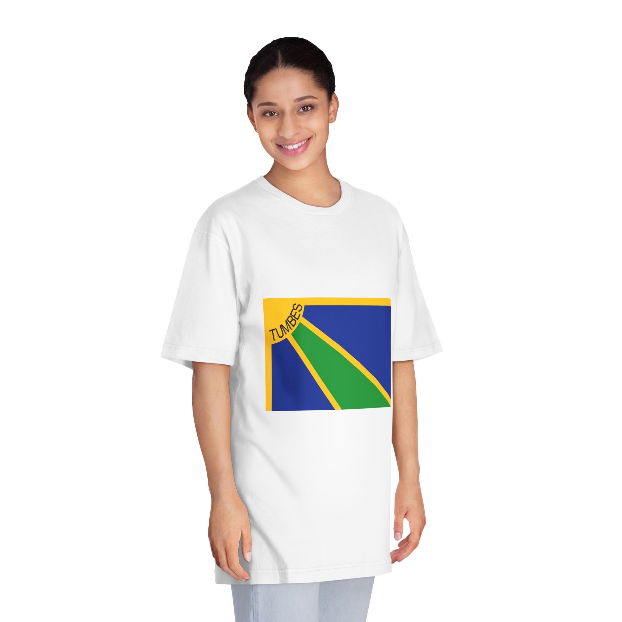 Bandera de Tumbes Unisex Classic Crewneck T Shirt - Image 3