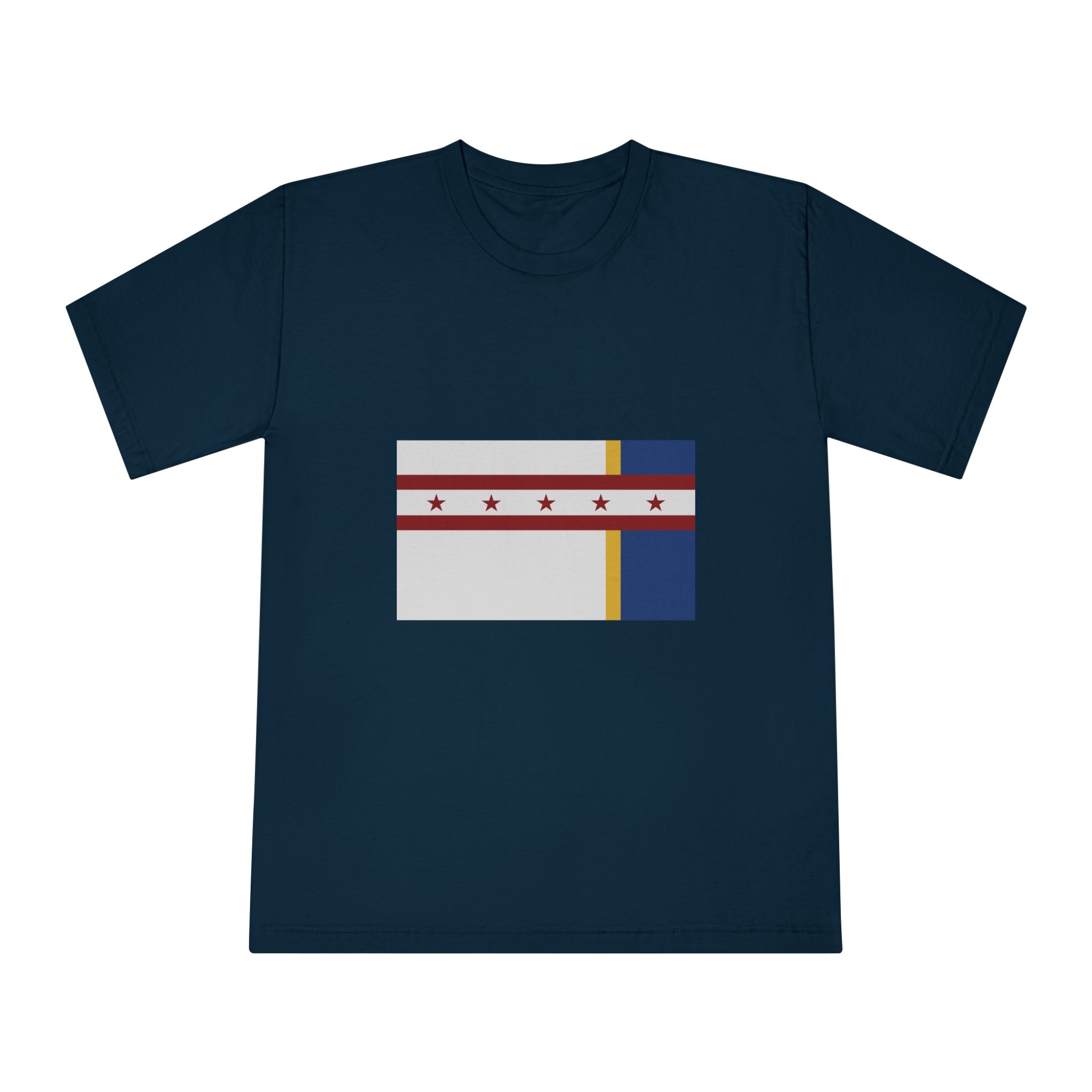 Flag of Jenks, Oklahoma Unisex Classic Crewneck T Shirt - Image 17
