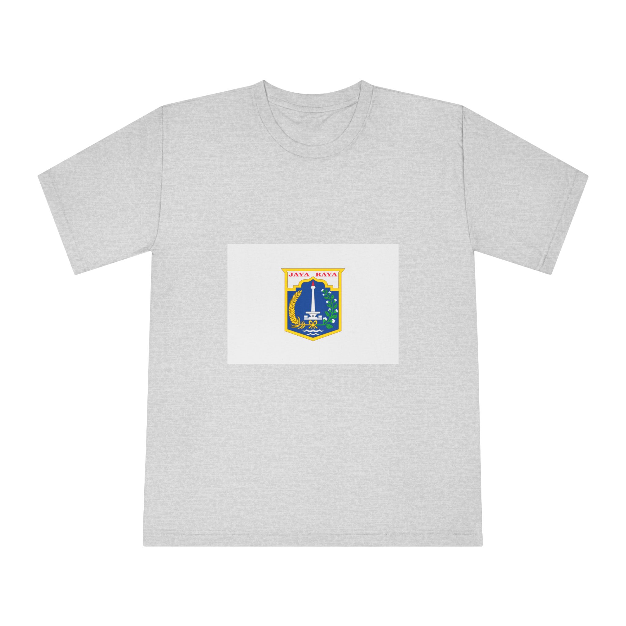 Flag of Jakarta (vectorised) Unisex Classic Crewneck T Shirt - Image 13