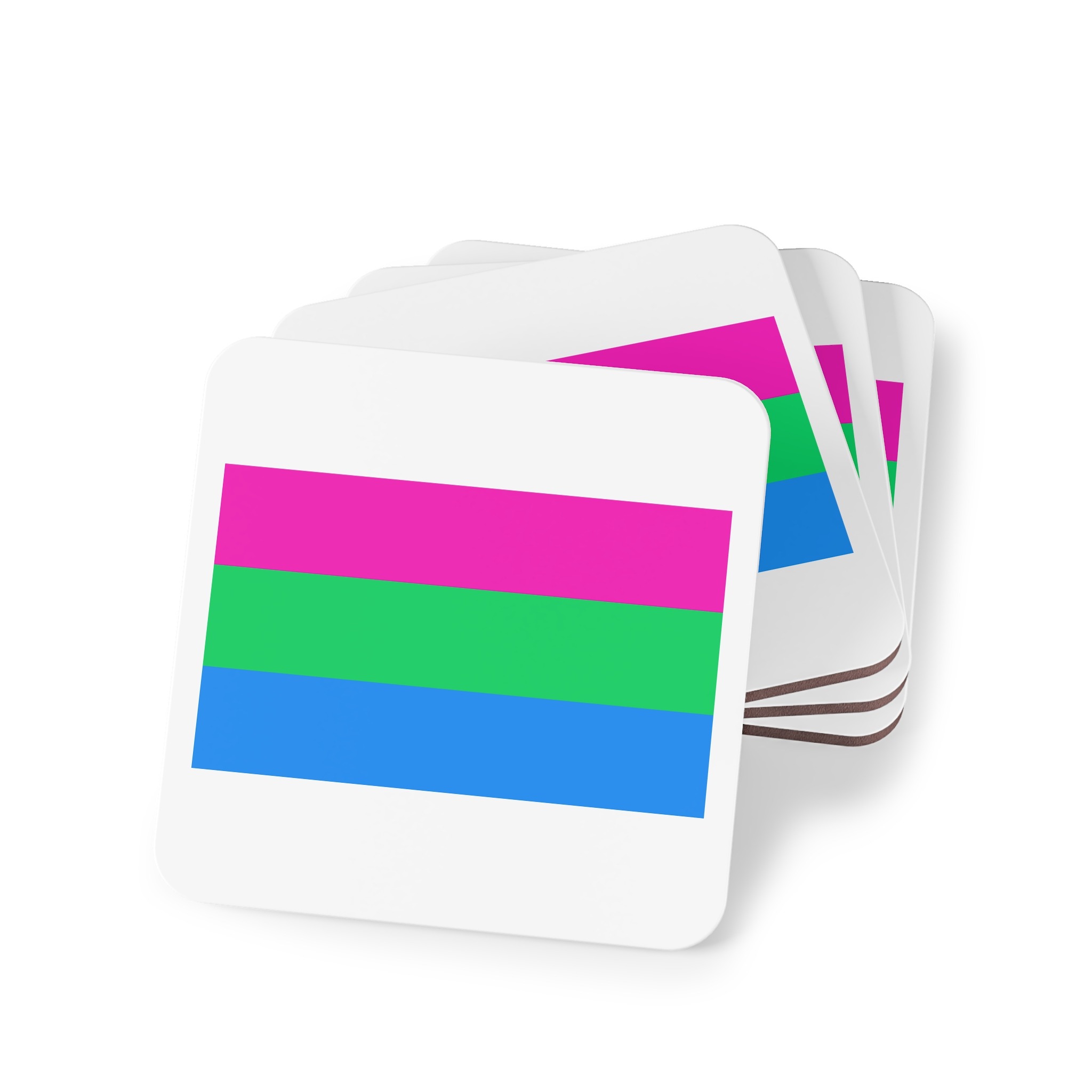Polysexuality Pride Flag Coasters - Image 7