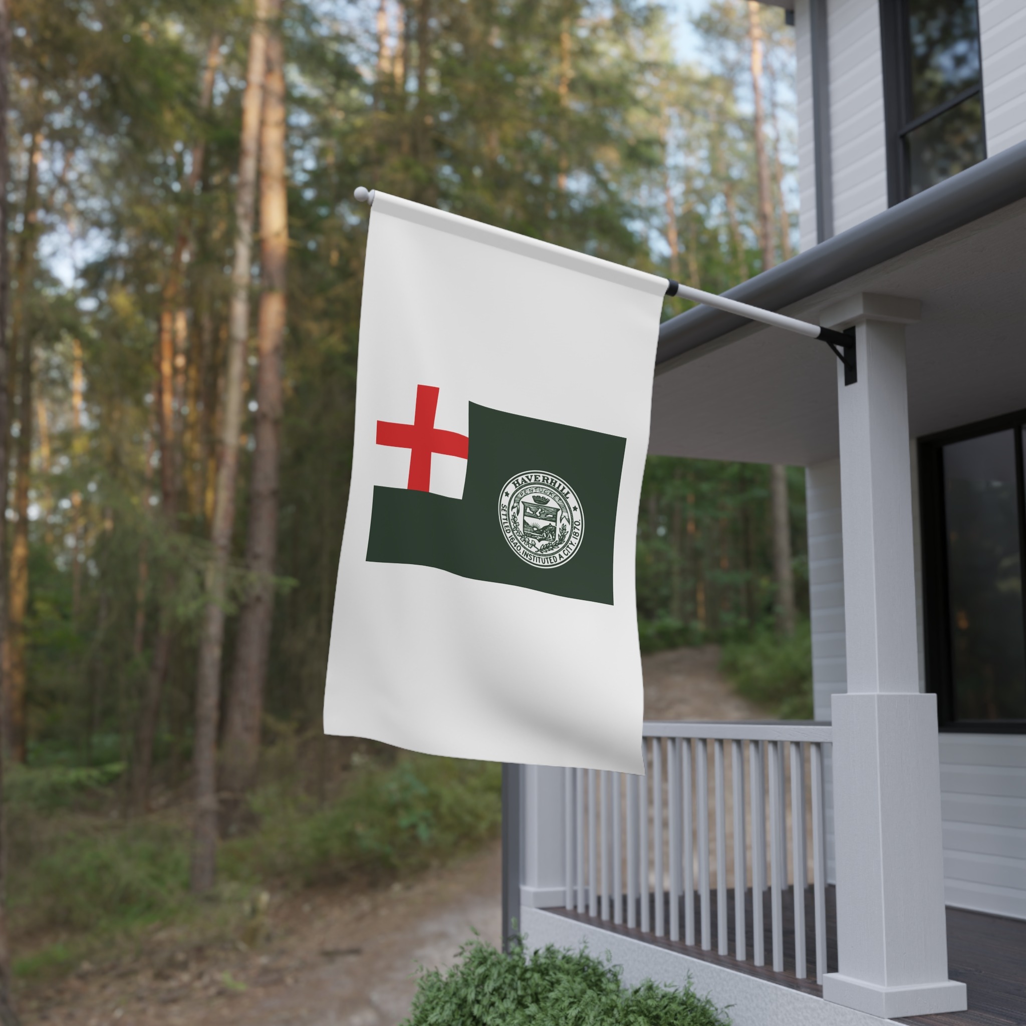Flag of Haverhill, Massachusetts House Banner - Image 4