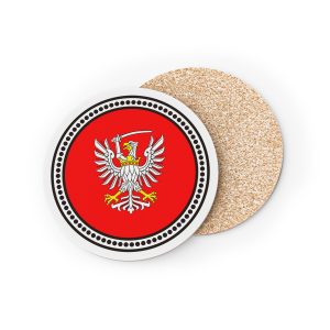 Poland Outline Map Torun Vector Illustration Coasters