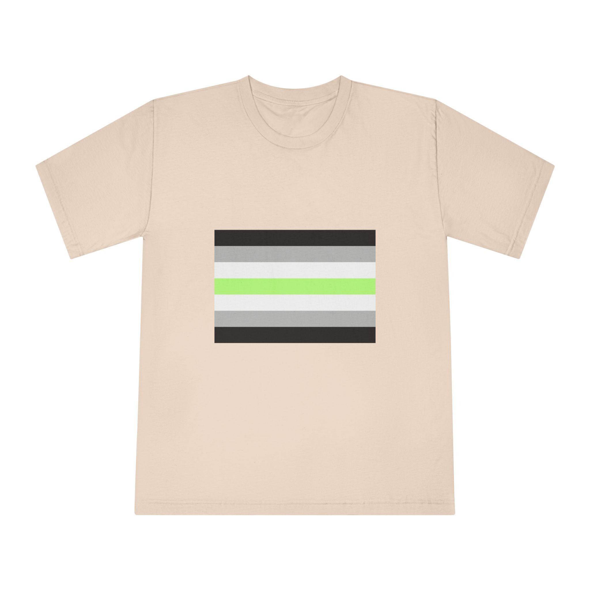 Agender Pride Flag Unisex Classic Crewneck T Shirt - Image 9