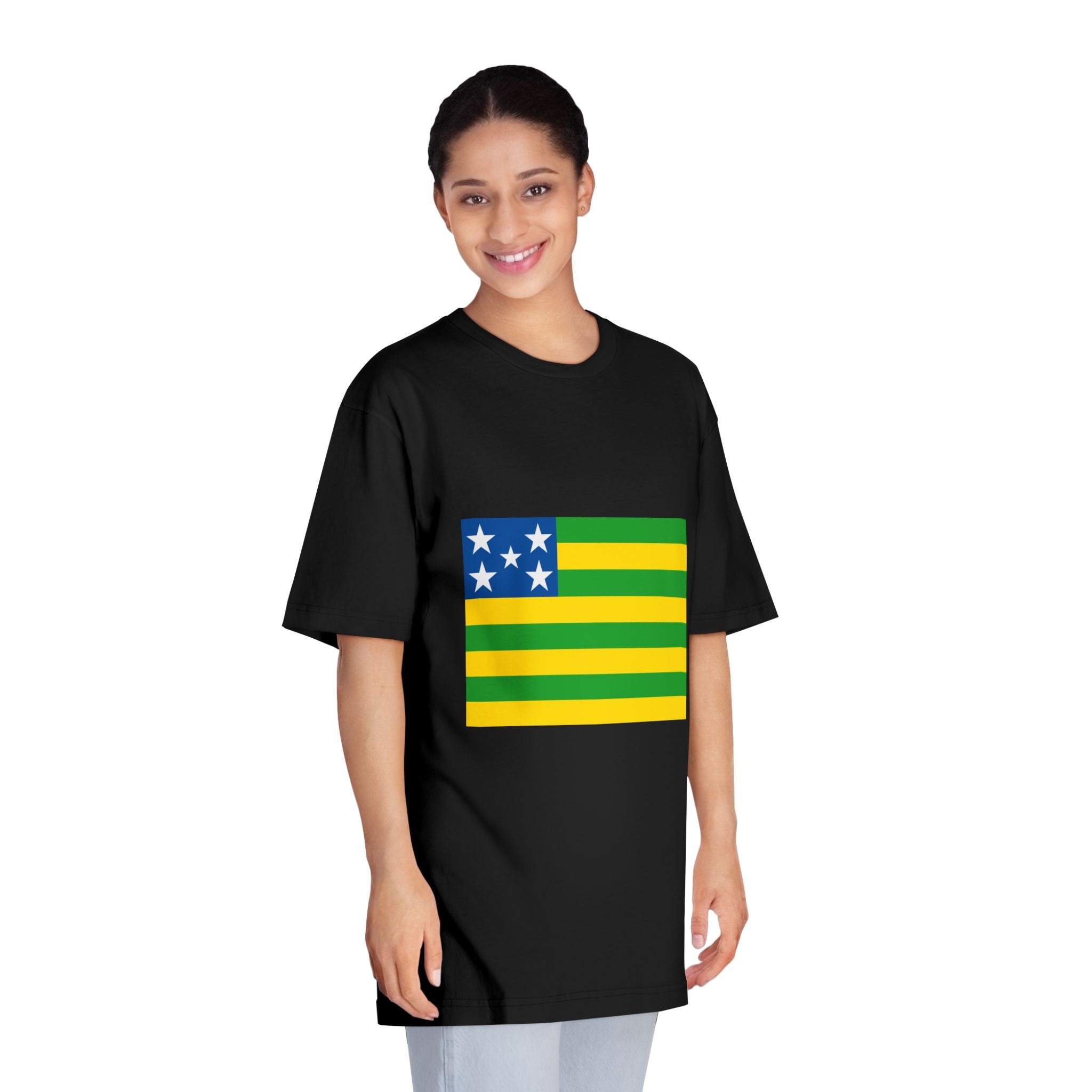 Flag of Goiás Unisex Classic Crewneck T Shirt - Image 7