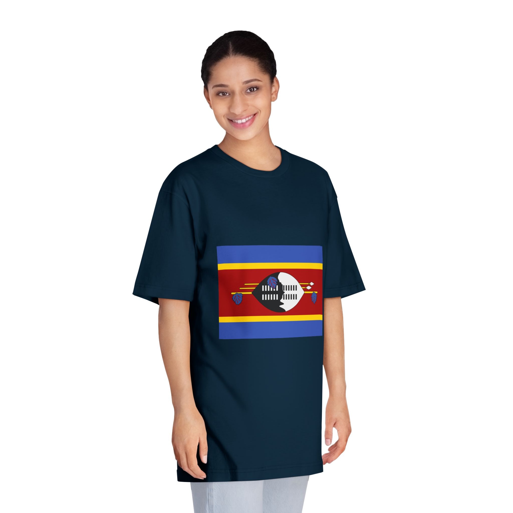 Flag of Eswatini Unisex Classic Crewneck T Shirt - Image 19