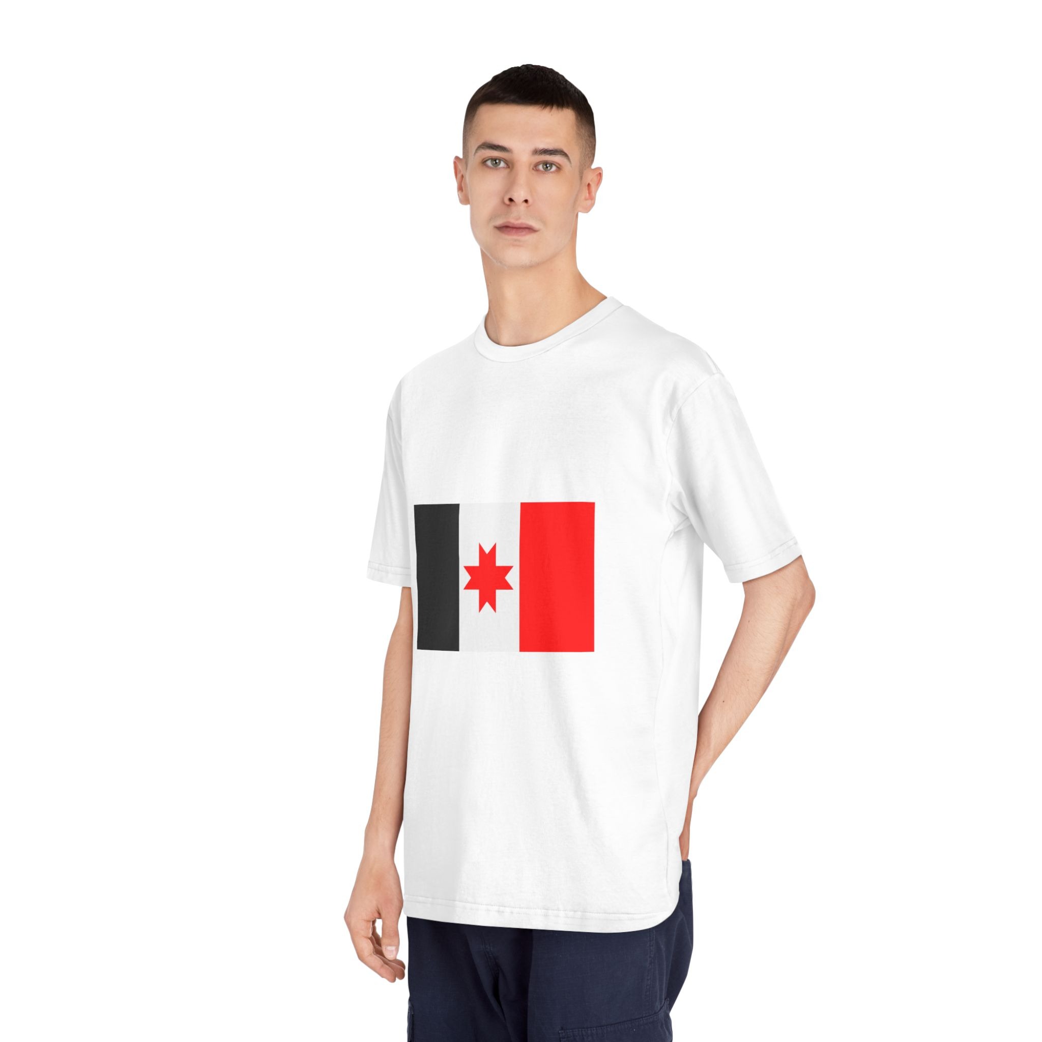 Flag of Udmurtia Unisex Classic Crewneck T Shirt - Image 4