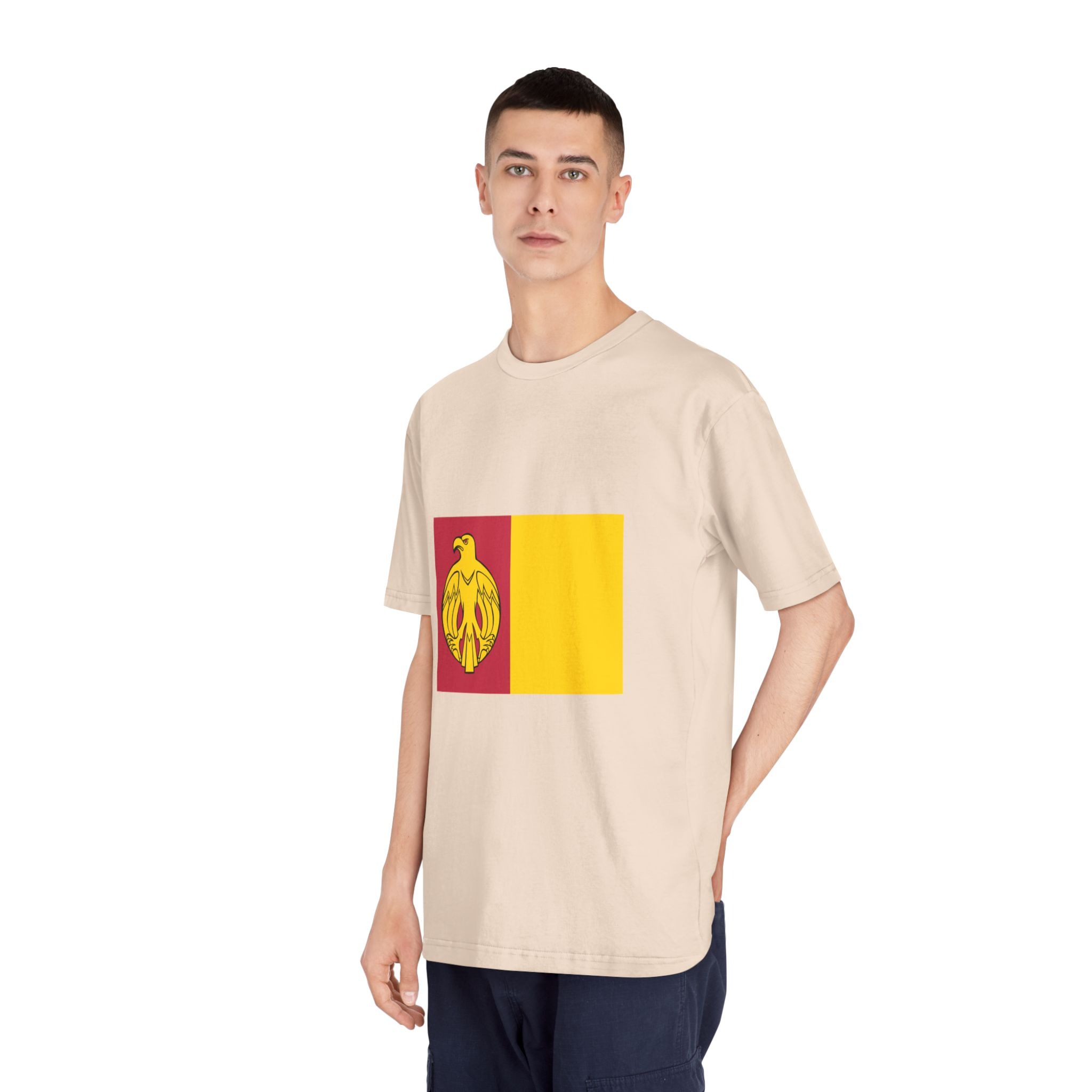 Flag of Kirovohrad Oblast Unisex Classic Crewneck T Shirt - Image 12