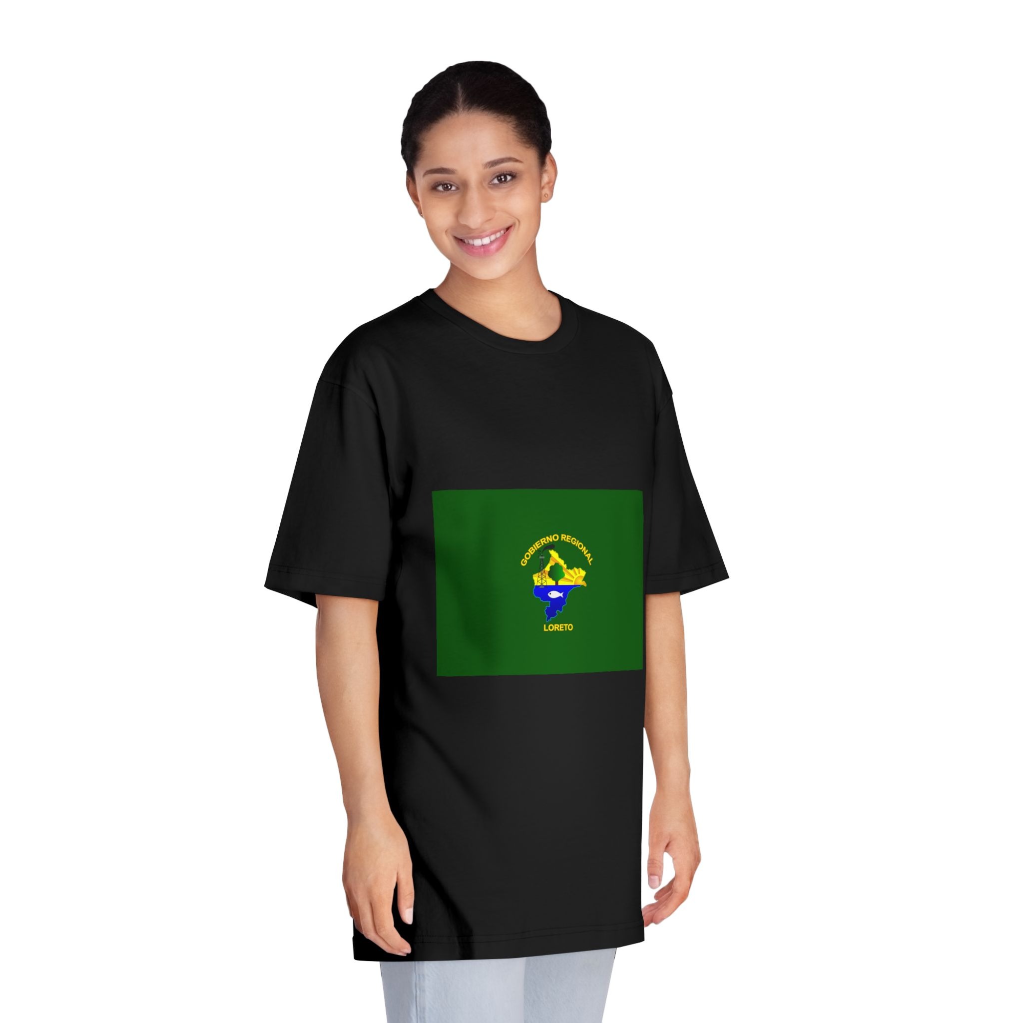 Bandera Región Loreto Unisex Classic Crewneck T Shirt - Image 7