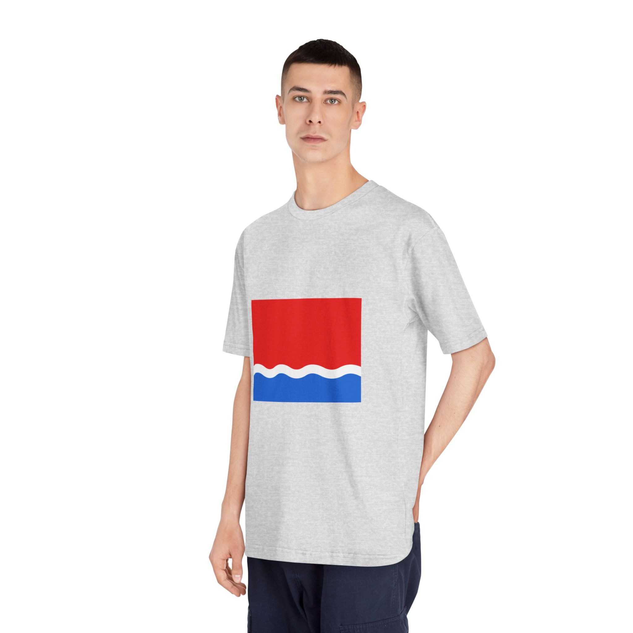Flag of Amur Oblast Unisex Classic Crewneck T Shirt - Image 16