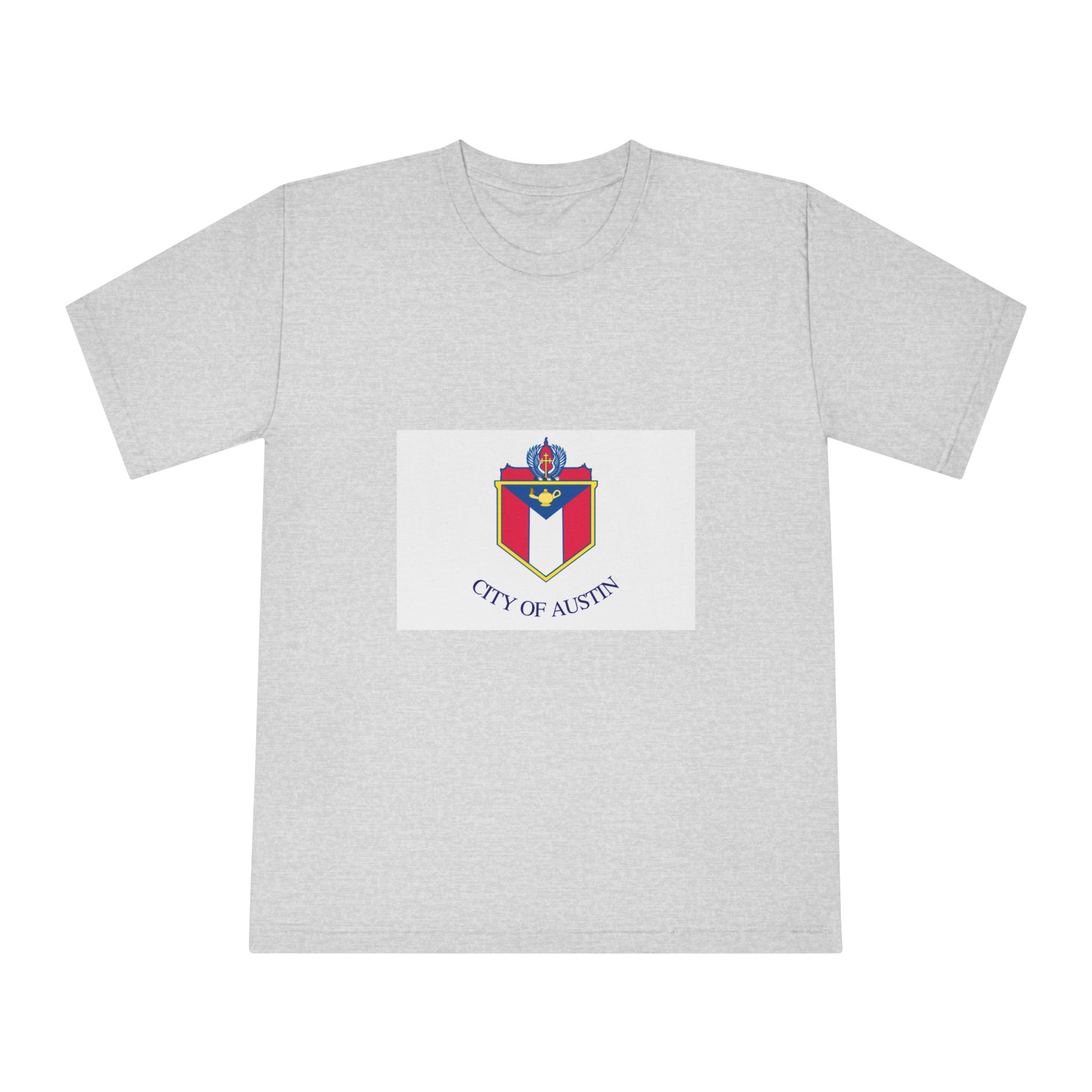 Flag of Austin, Texas Unisex Classic Crewneck T Shirt - Image 13