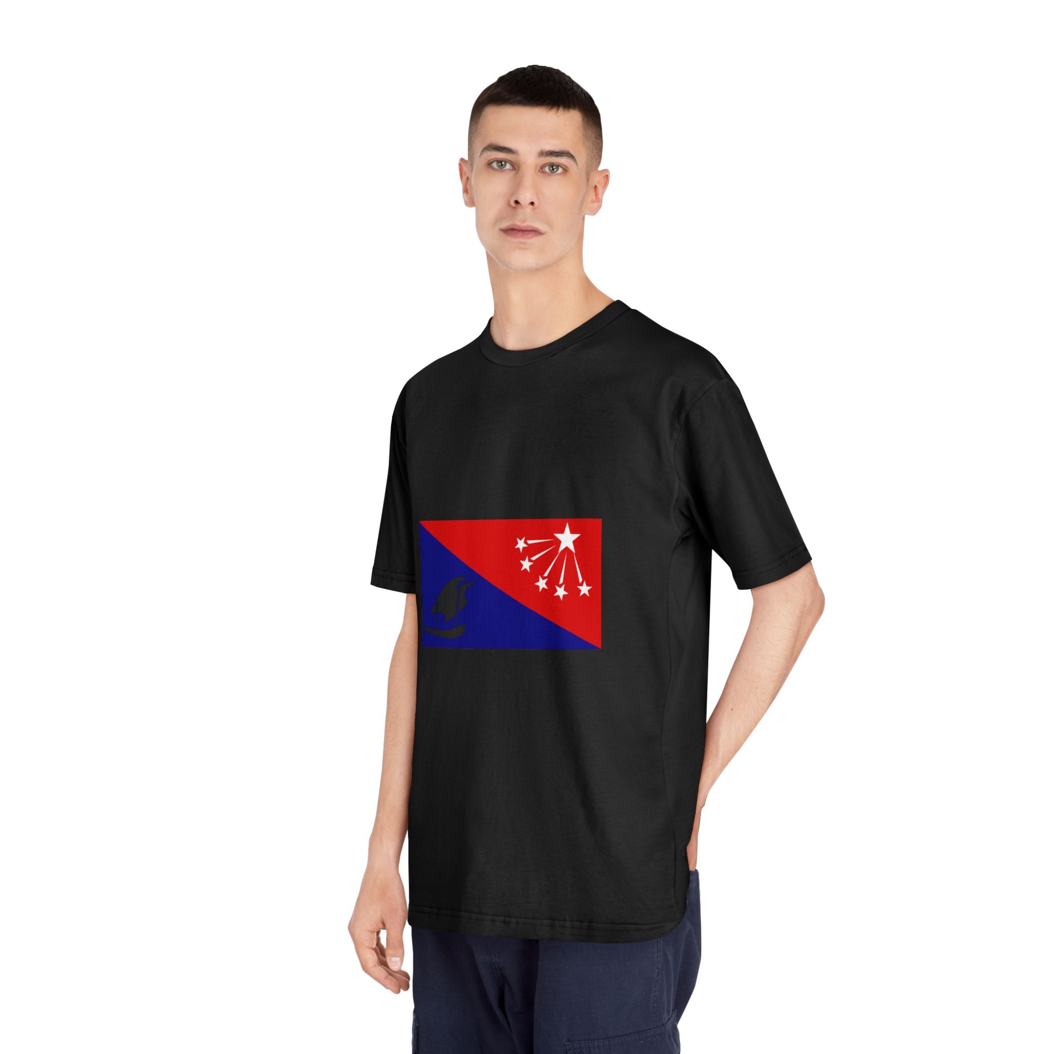 Flag of Central Province, Papua New Guinea Unisex Classic Crewneck T Shirt - Image 8