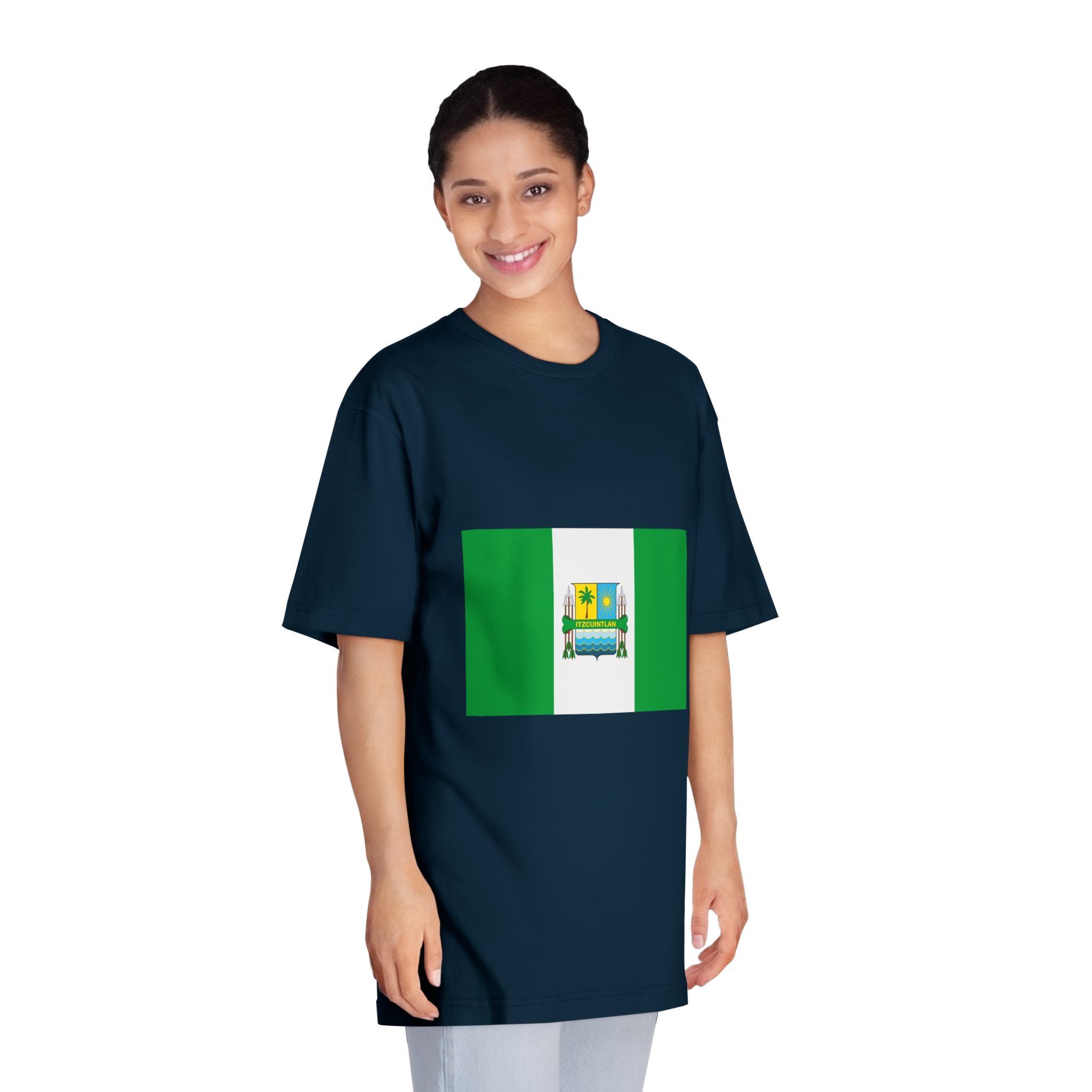 Flag of Escuintla Department Unisex Classic Crewneck T Shirt - Image 19