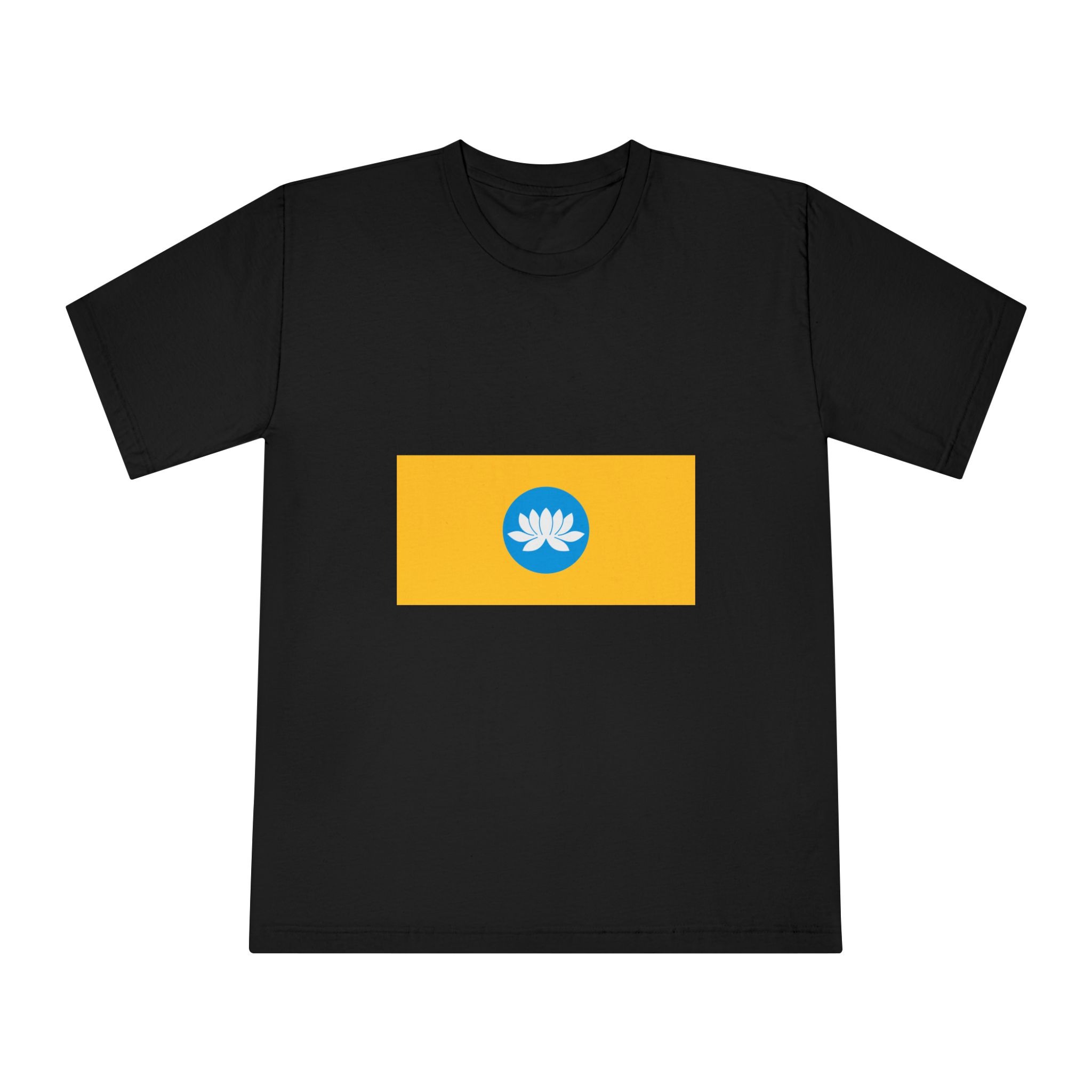 Flag of Kalmykia Unisex Classic Crewneck T Shirt - Image 5