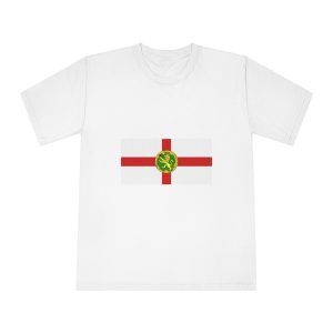 Flag of Alderney Unisex Classic Crewneck T Shirt
