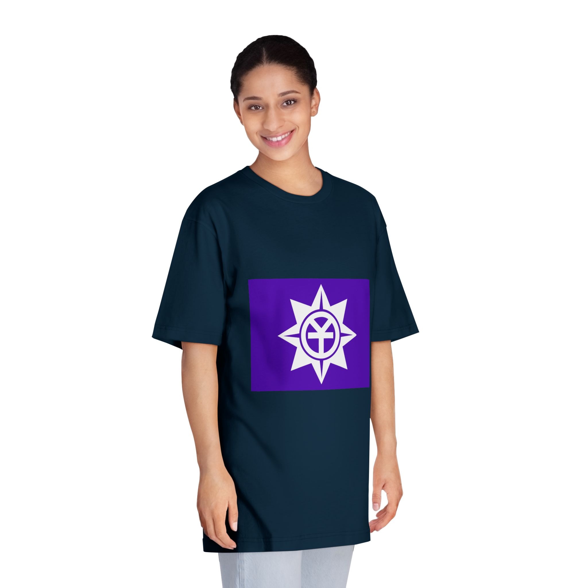 Flag of Okayama Okayama Unisex Classic Crewneck T Shirt - Image 19