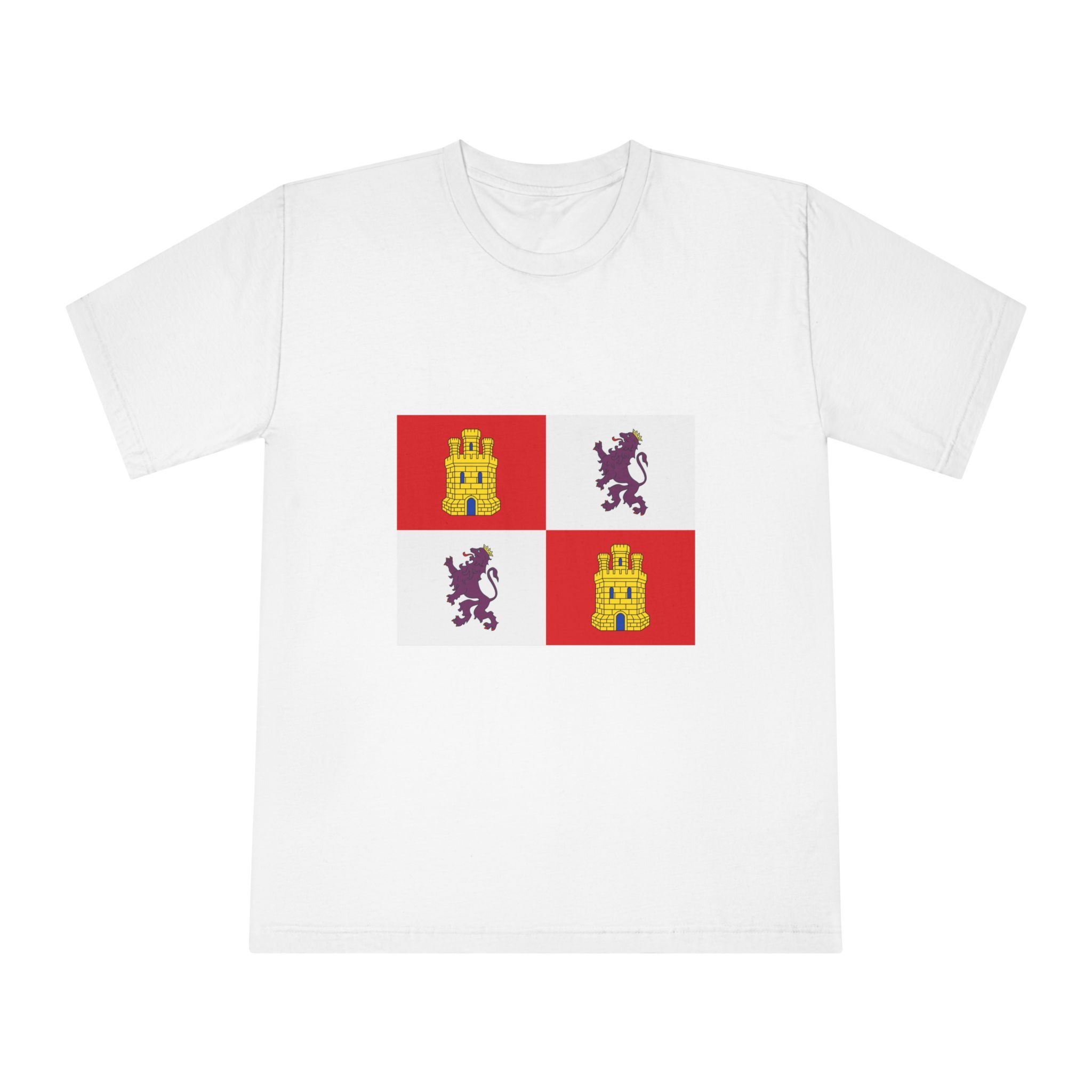Flag of Castile and León Unisex Classic Crewneck T Shirt
