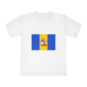 Flag of Kyiv Oblast Unisex Classic Crewneck T Shirt