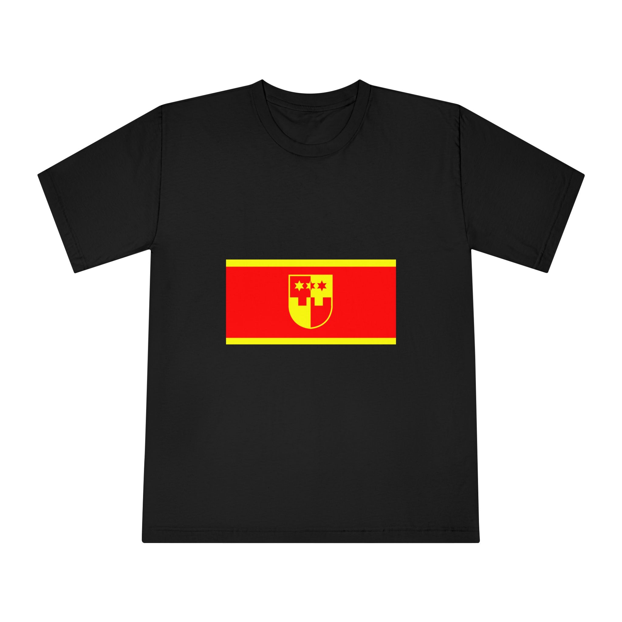 Flag of Krapina Zagorje County Unisex Classic Crewneck T Shirt - Image 5