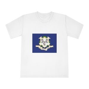 Flag of Connecticut Unisex Classic Crewneck T Shirt