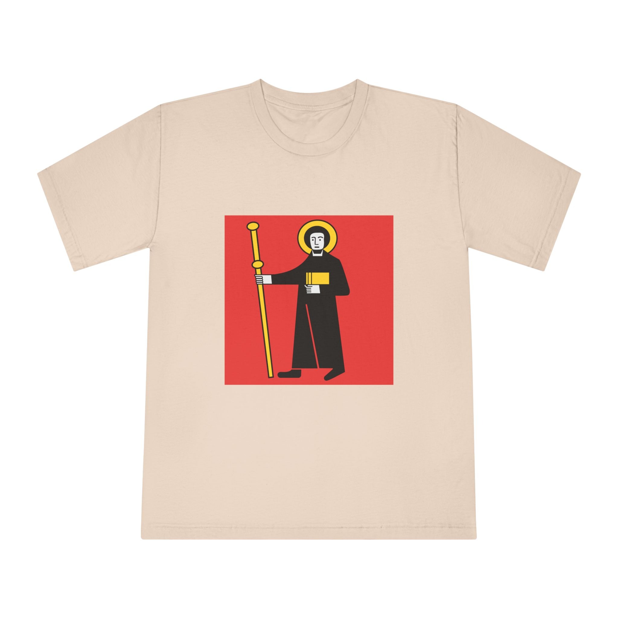 Flag of Canton of Glarus Unisex Classic Crewneck T Shirt - Image 9