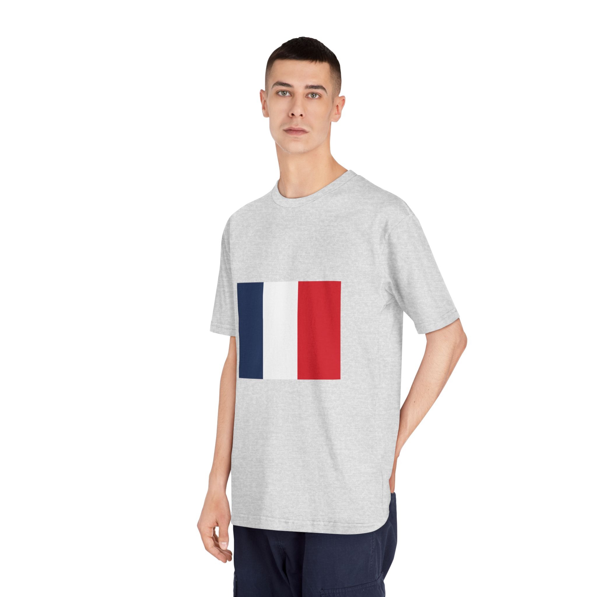 Flag of France Unisex Classic Crewneck T Shirt - Image 16