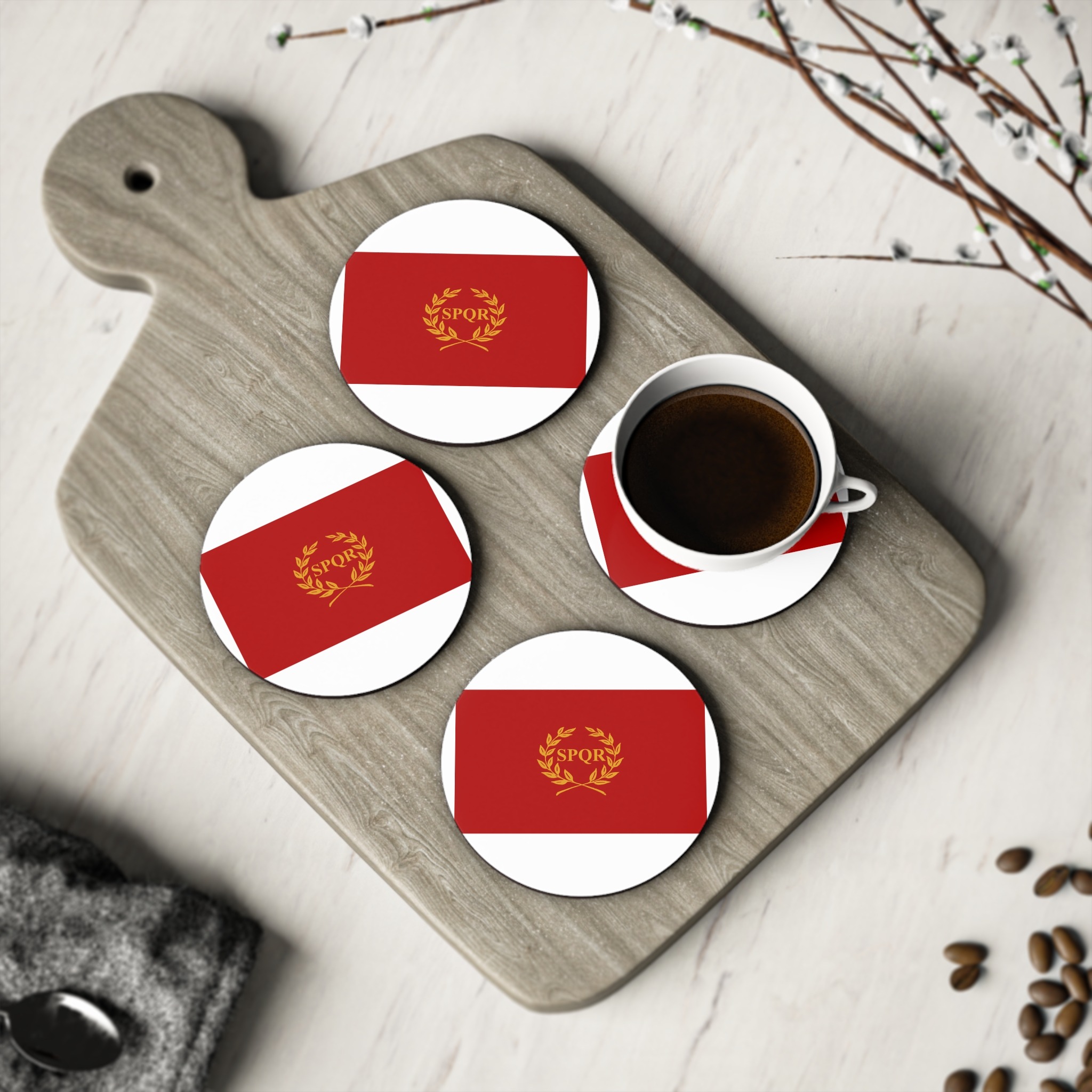 Nova Roma Flag Coasters - Image 4