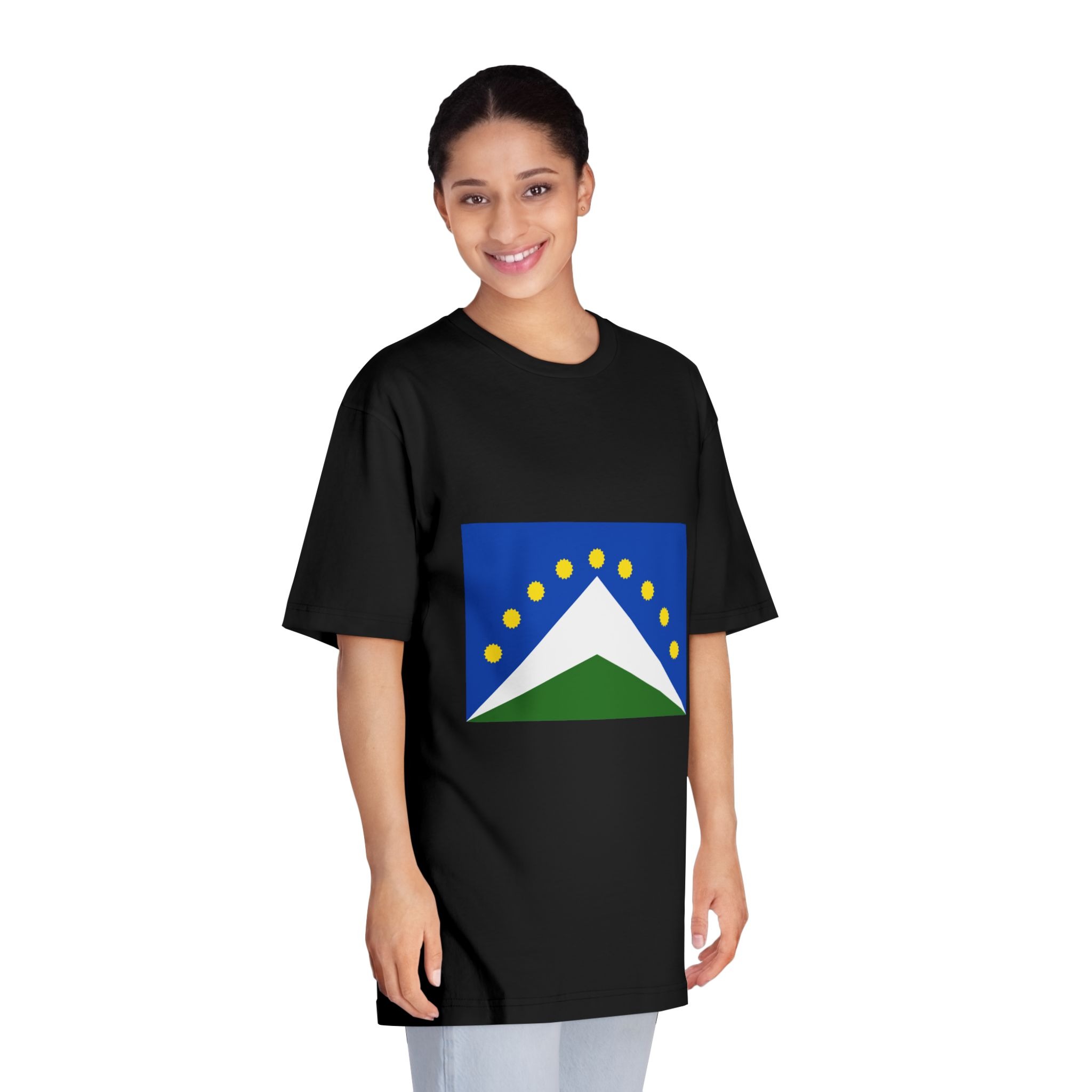 Flag of Junin Unisex Classic Crewneck T Shirt - Image 7