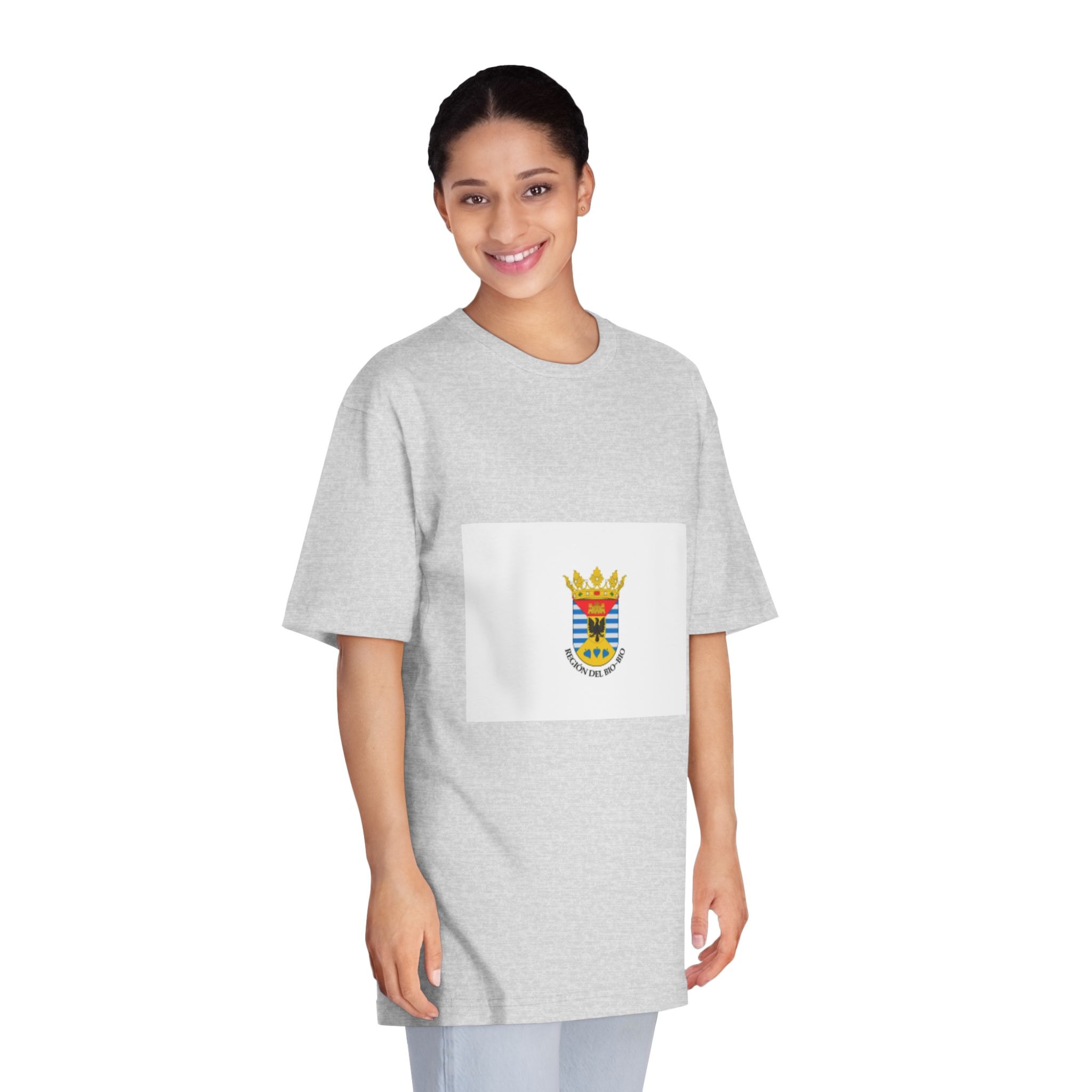 Flag of Biobío Region, Chile Unisex Classic Crewneck T Shirt - Image 15