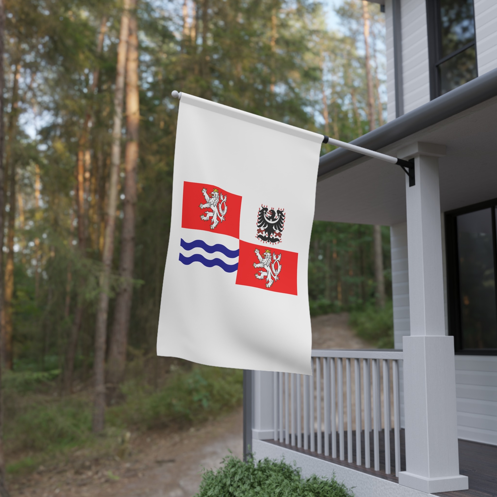 Flag of Central Bohemian Region House Banner - Image 4