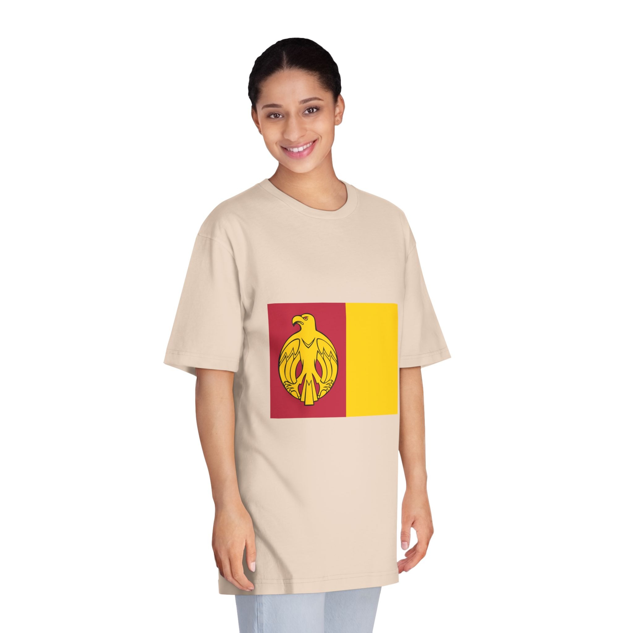 Flag of Kirovohrad Oblast Unisex Classic Crewneck T Shirt - Image 11
