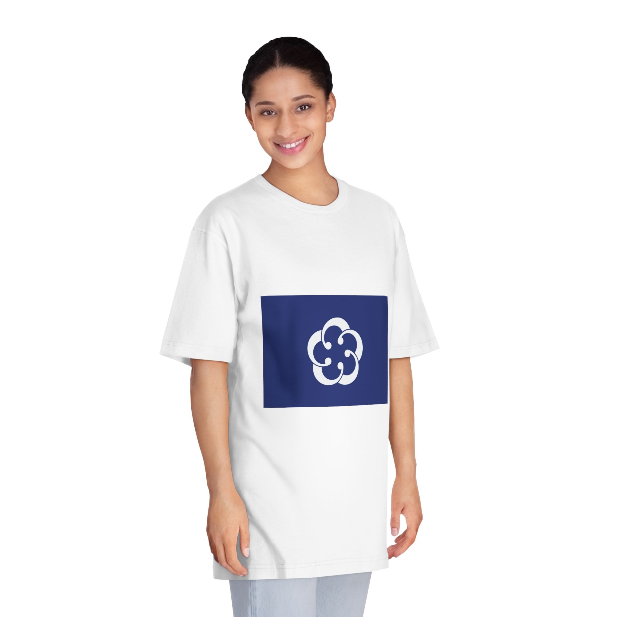 Flag of Odawara Kanagawa Unisex Classic Crewneck T Shirt - Image 3