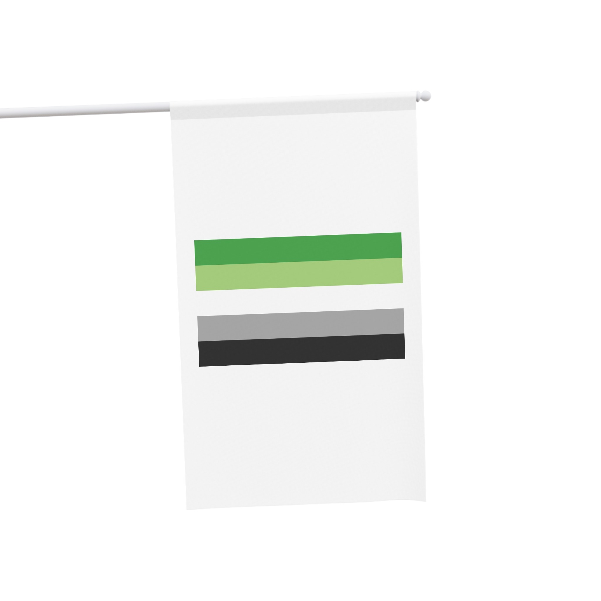 Aromantic Pride Flag House Banner - Image 3