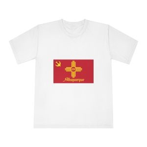 Flag of Albuquerque, New Mexico Unisex Classic Crewneck T Shirt