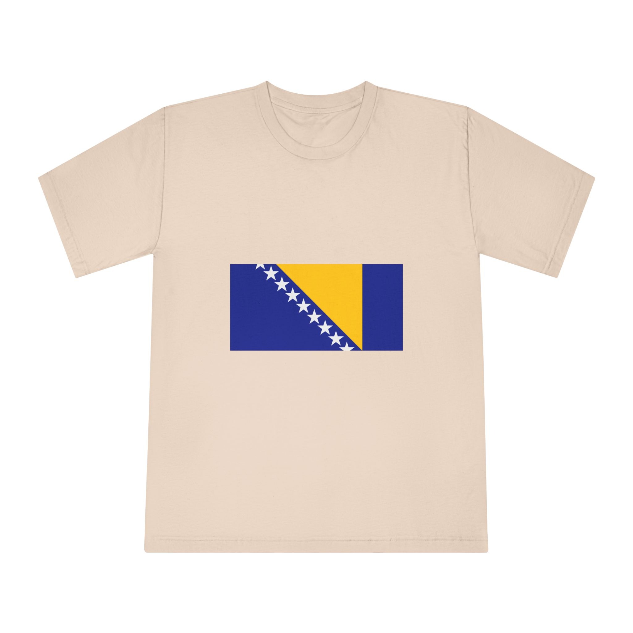 Flag of Bosnia and Herzegovina Unisex Classic Crewneck T Shirt - Image 9
