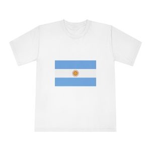 Flag of Argentina Unisex Classic Crewneck T Shirt