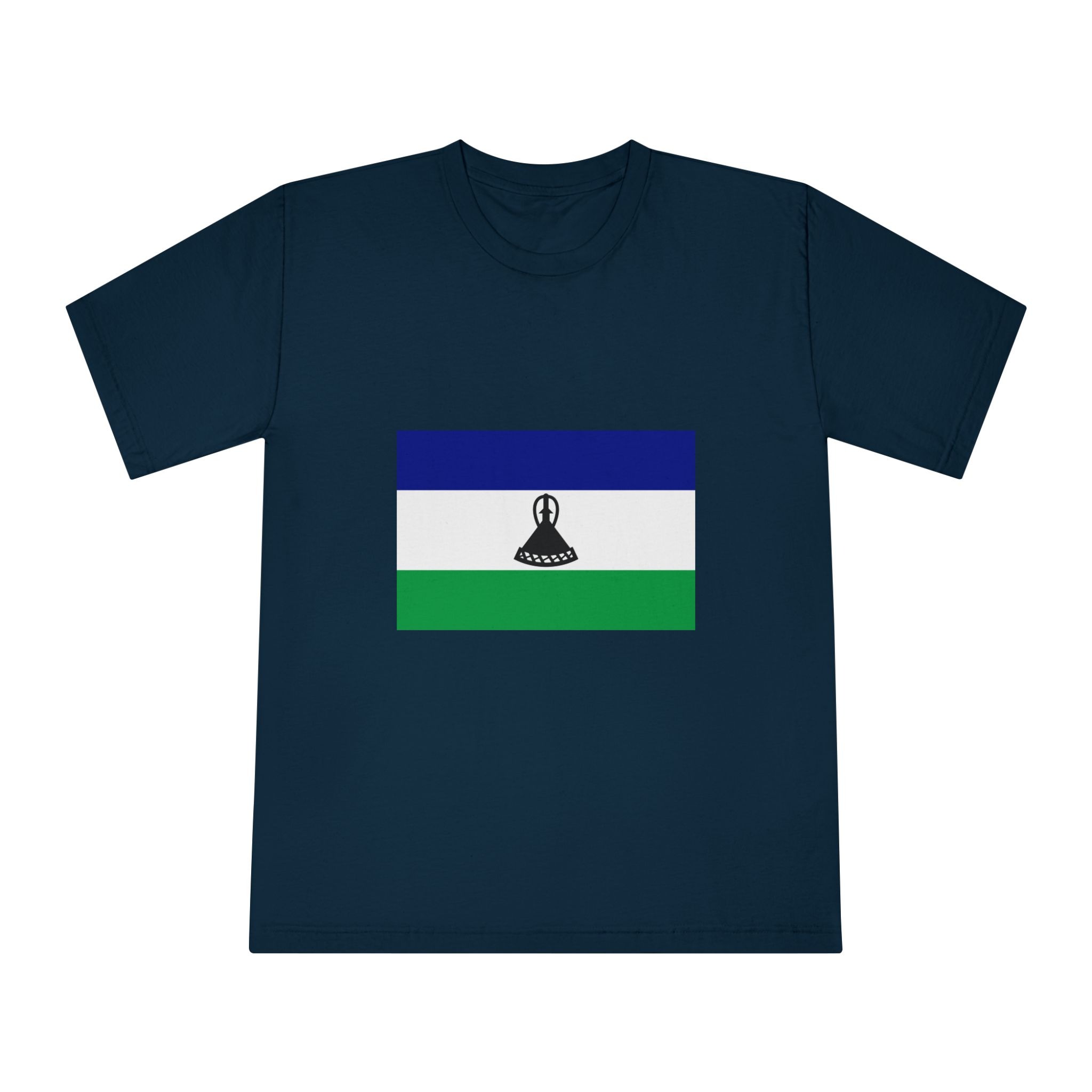 Flag of Lesotho Unisex Classic Crewneck T Shirt - Image 17