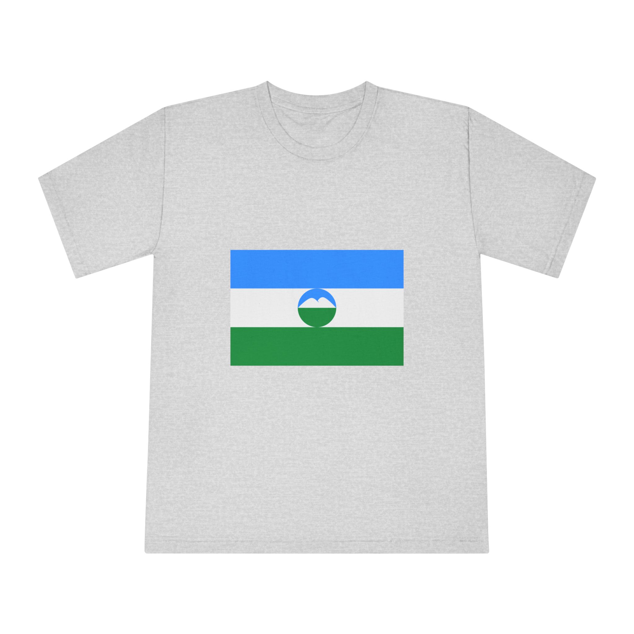 Flag of Kabardino Balkaria Unisex Classic Crewneck T Shirt - Image 13