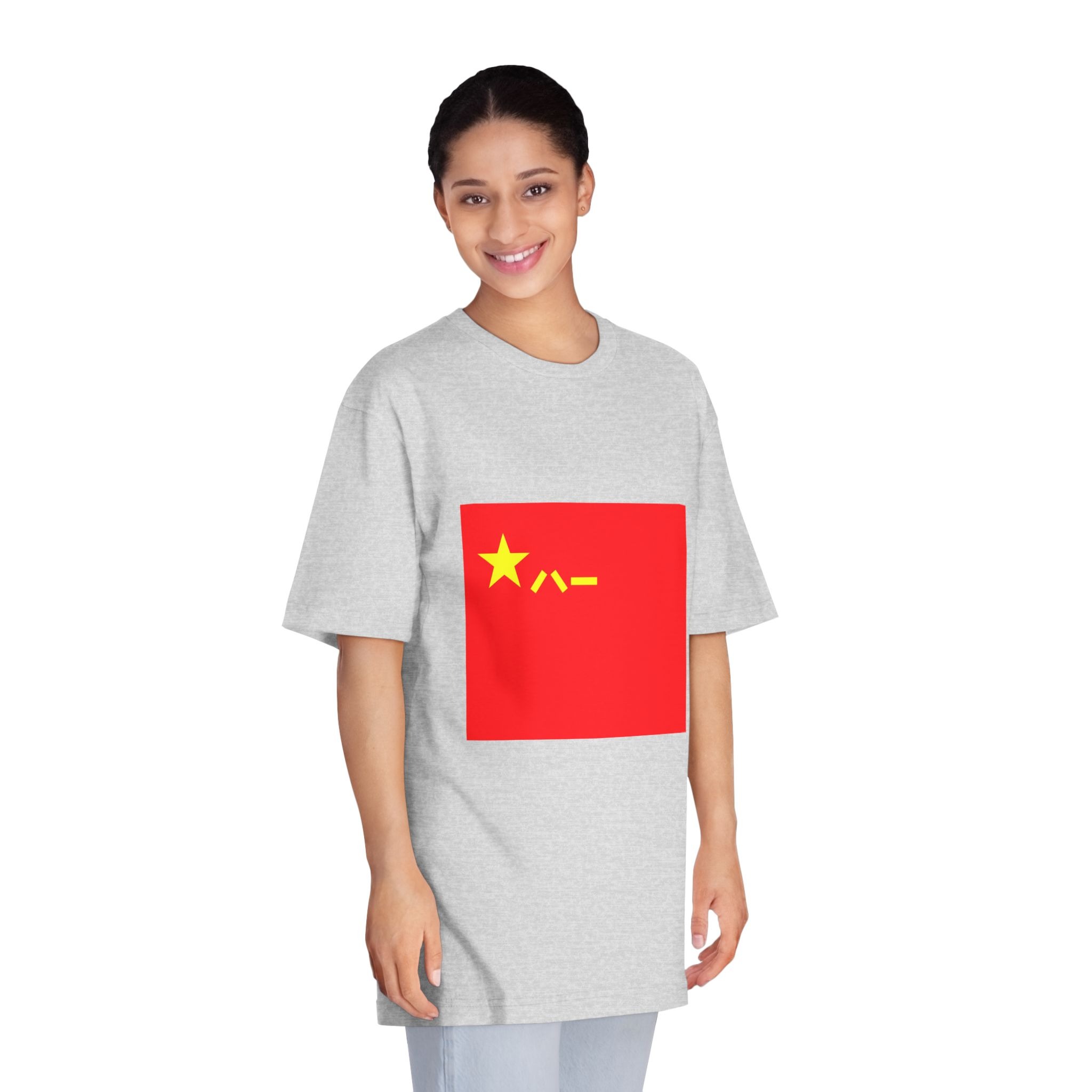 Flag of the People S Liberation Army Unisex Classic Crewneck T Shirt - Image 15