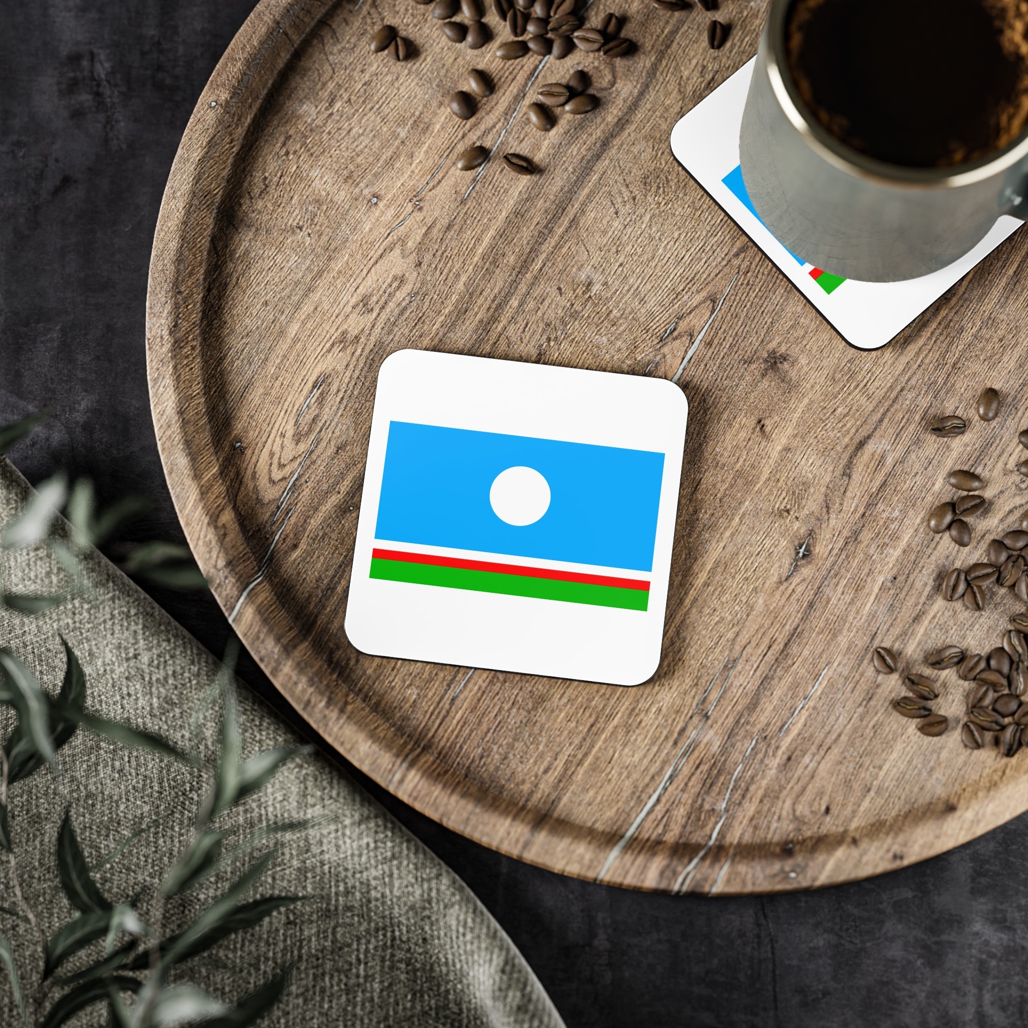 The Flag of the Sakha Republic Coasters - Image 5