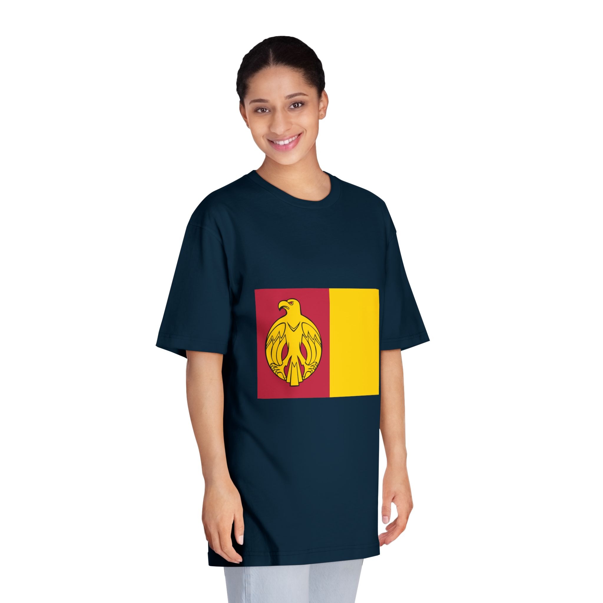 Flag of Kirovohrad Oblast Unisex Classic Crewneck T Shirt - Image 19