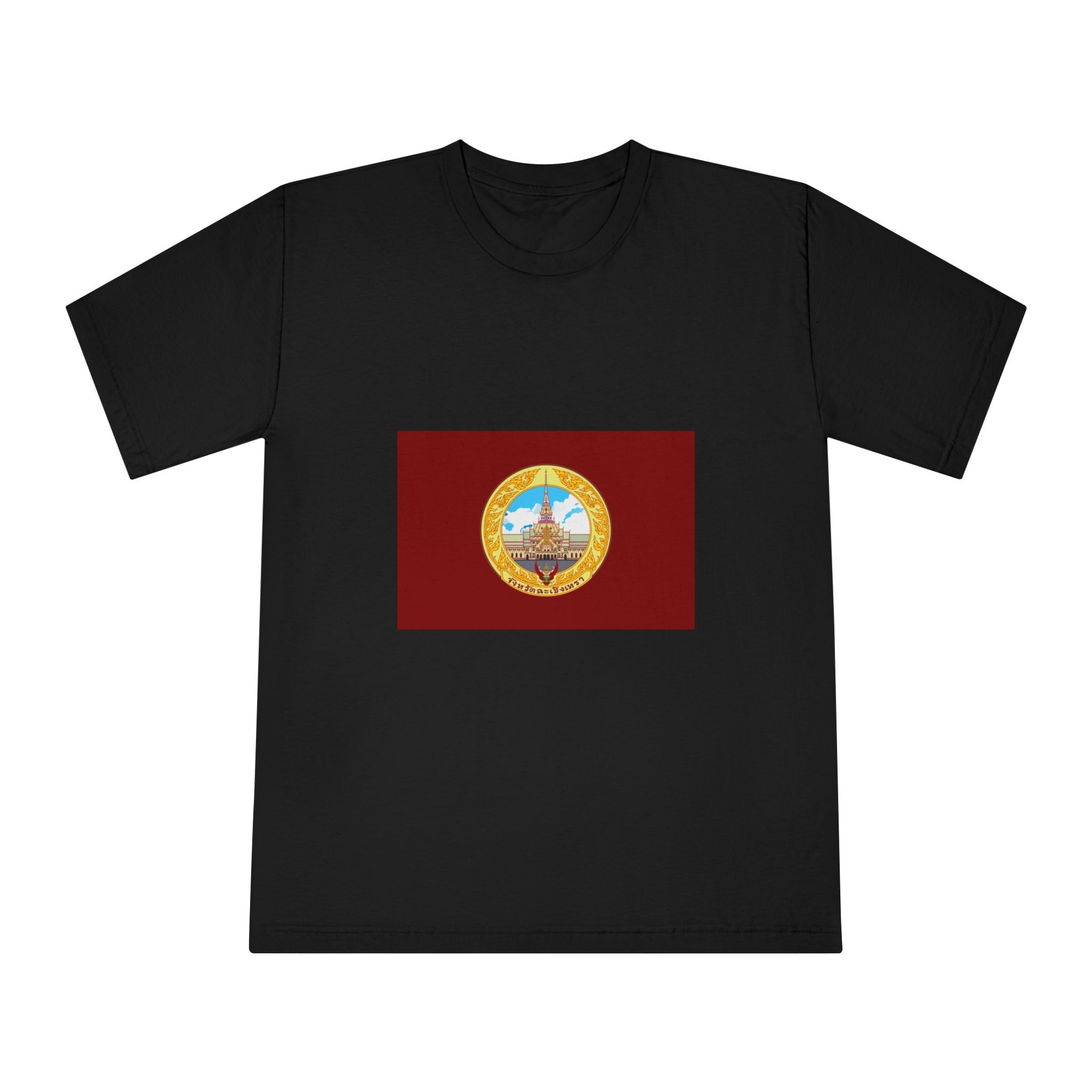 Flag of Chachoengsao Province Unisex Classic Crewneck T Shirt - Image 5