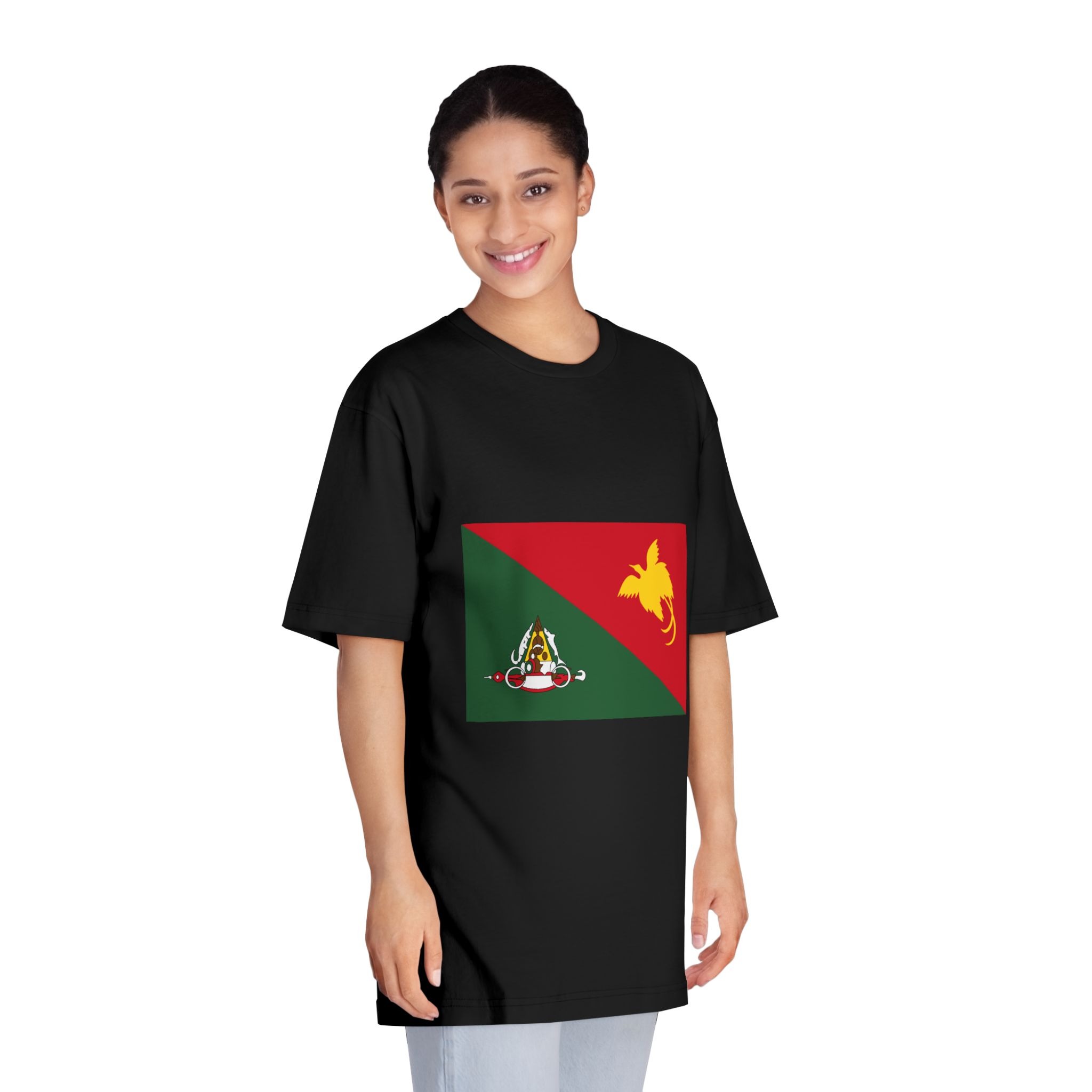 Flag of East Sepik Unisex Classic Crewneck T Shirt - Image 7