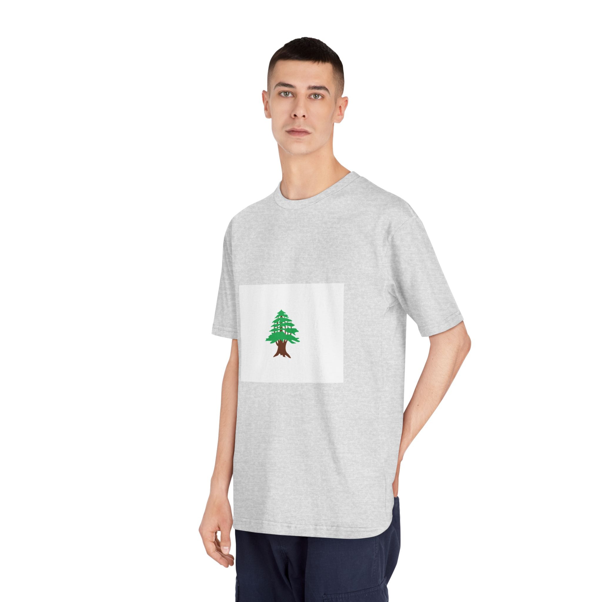 Flag of Lebanon (1918 1920) Unisex Classic Crewneck T Shirt - Image 16