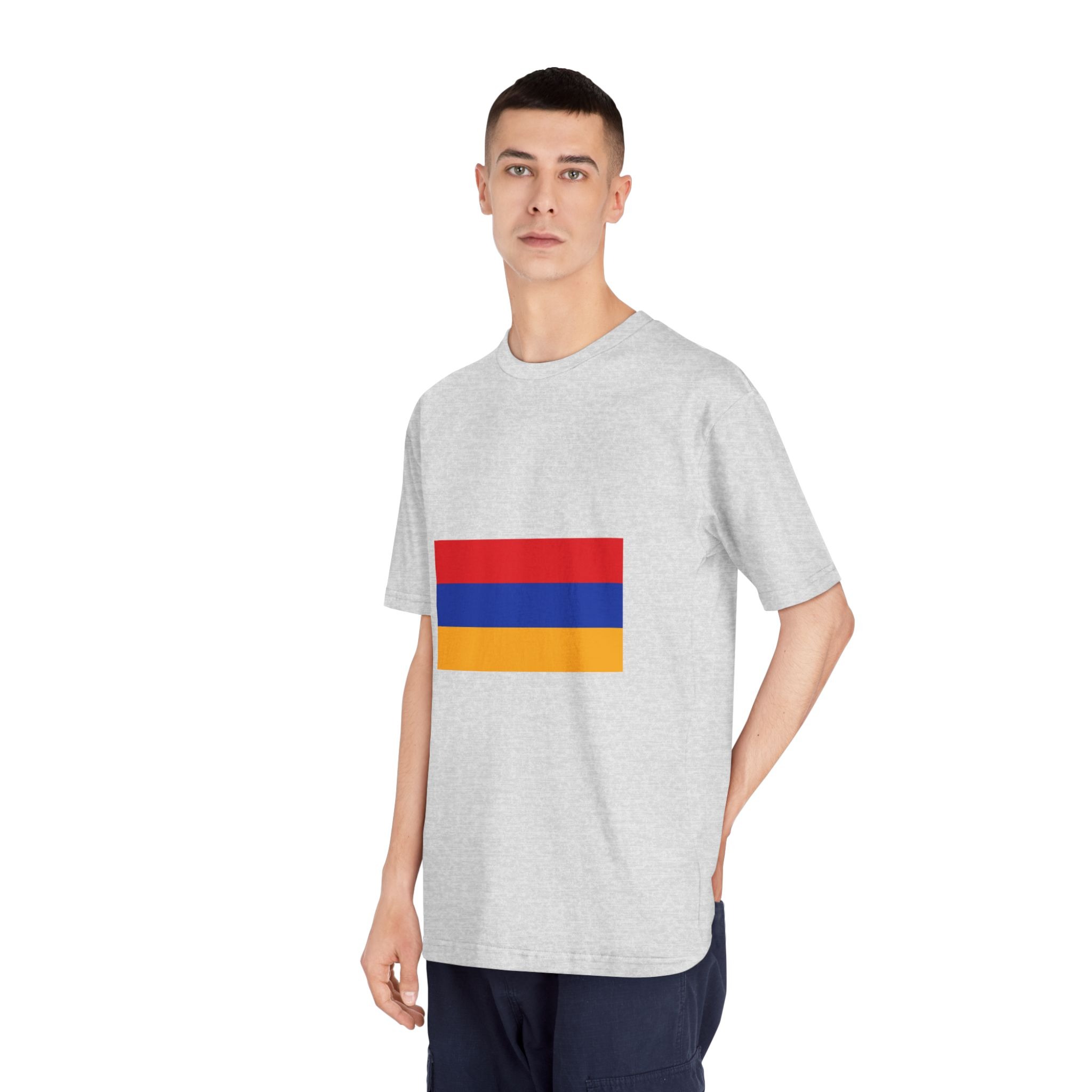 Flag of Armenia Unisex Classic Crewneck T Shirt - Image 16