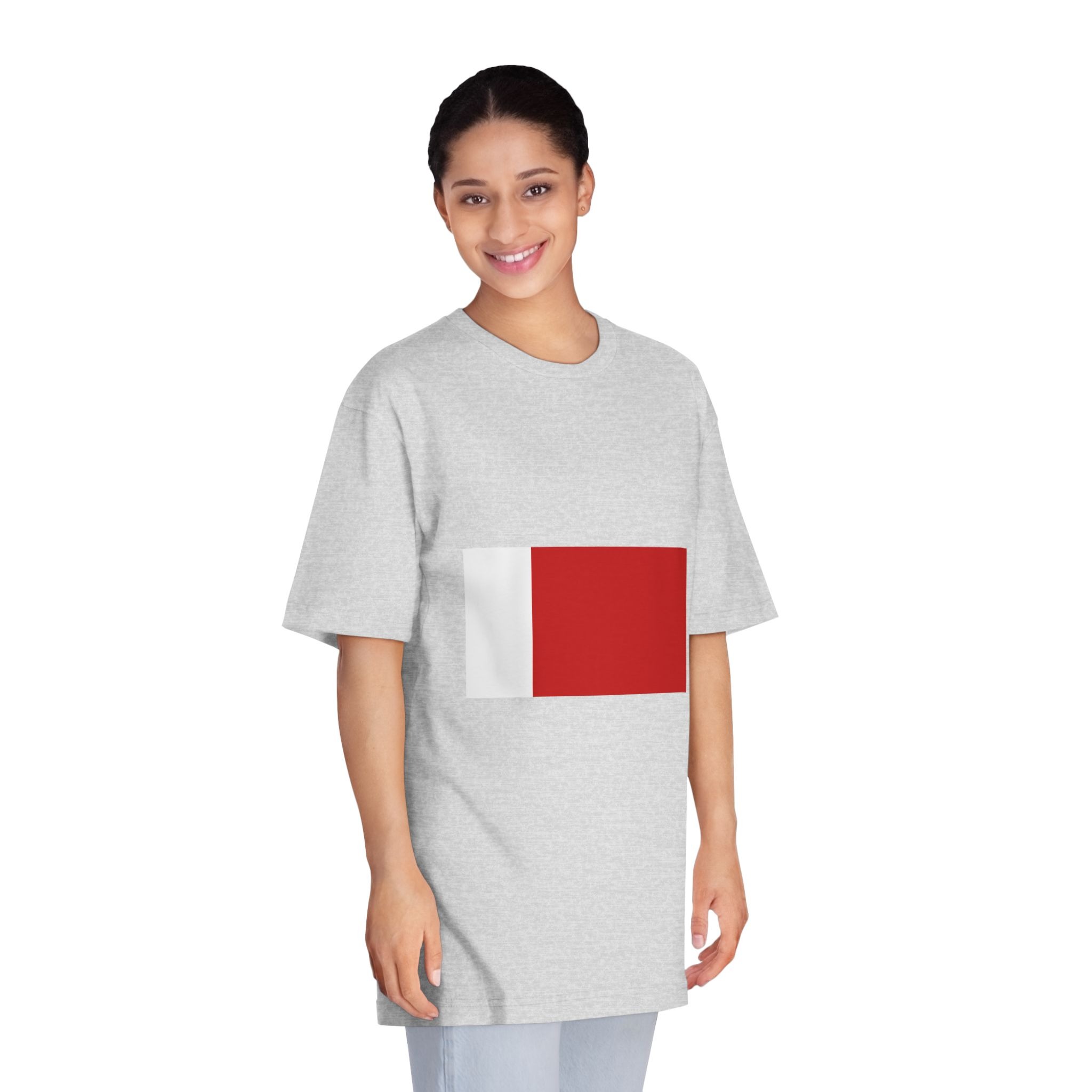 Flag of Ajman Unisex Classic Crewneck T Shirt - Image 15